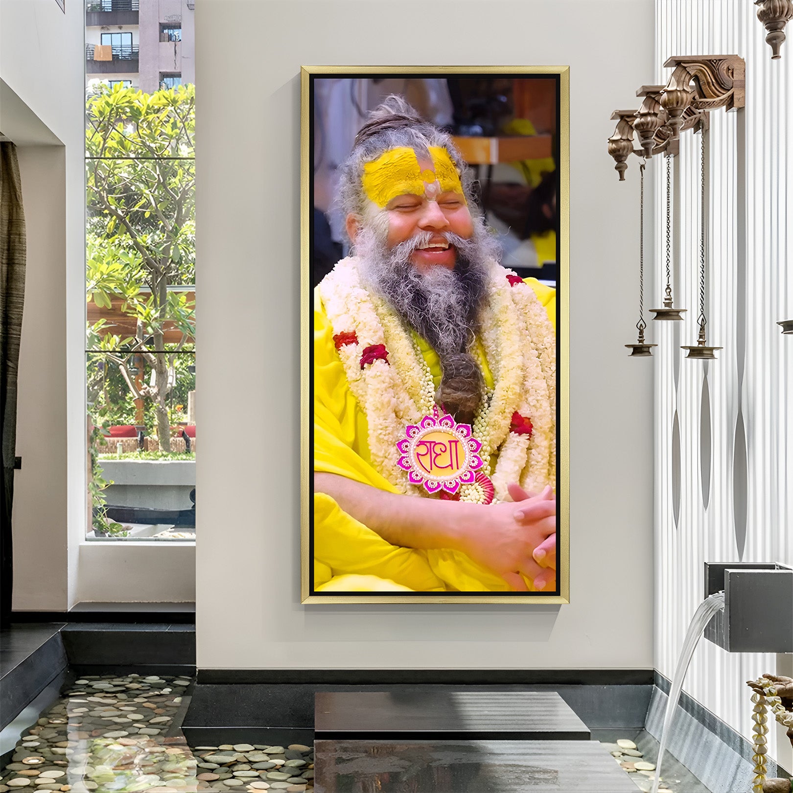 Premanand Maharaj Ji Canavs Wall Art Painting