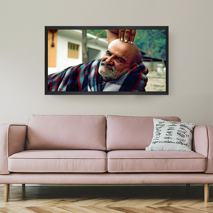 Neem Karoli Baba Canvas Wall Art