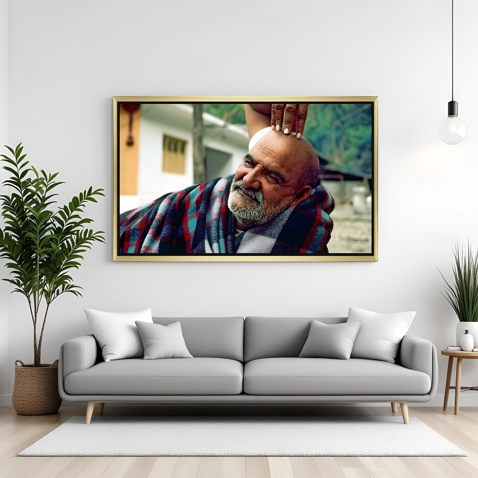 Neem Karoli Baba Canvas Wall Art