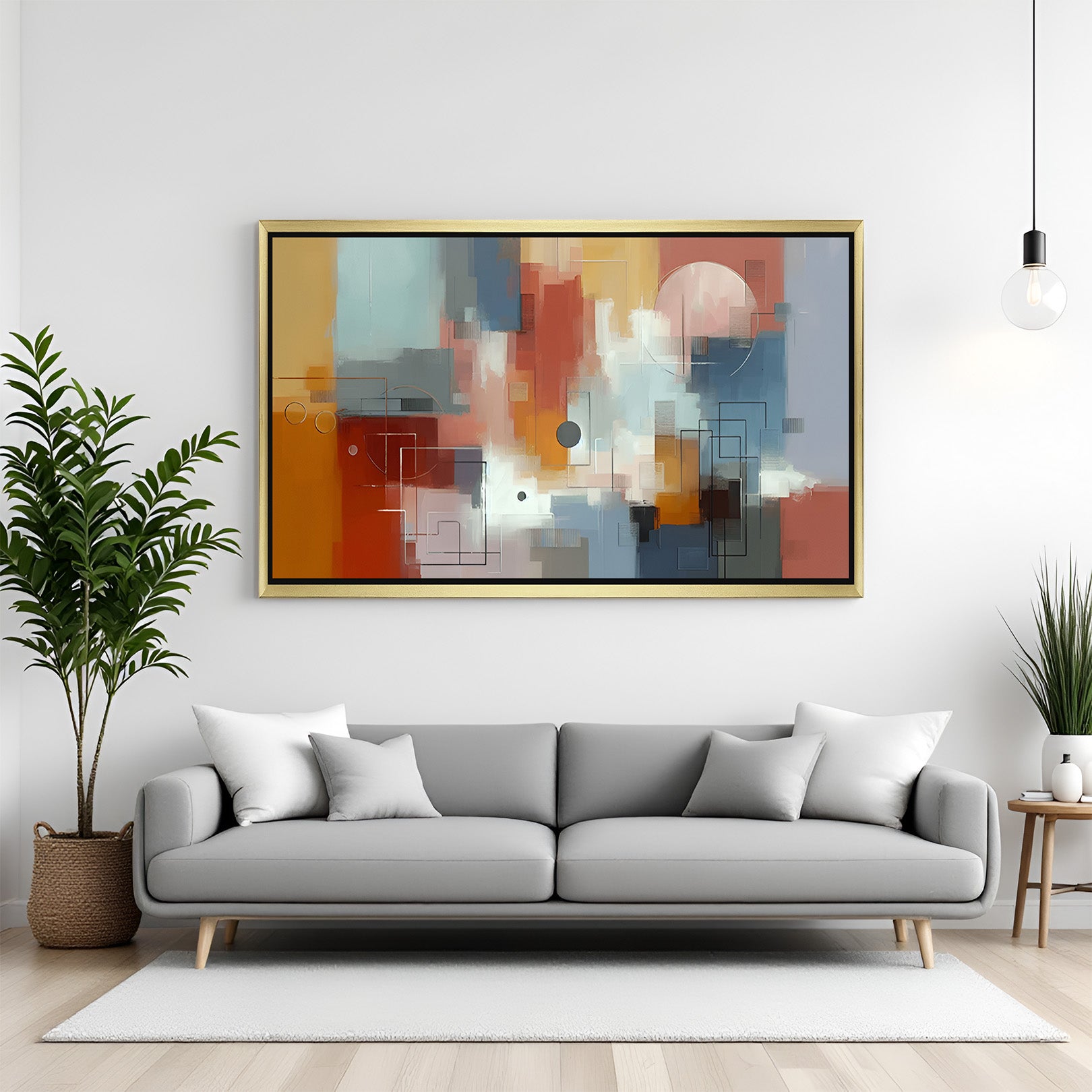 Dynamic Expressions: Bold Abstract Wall Art for Modern Spaces - (ABSSH - 139)