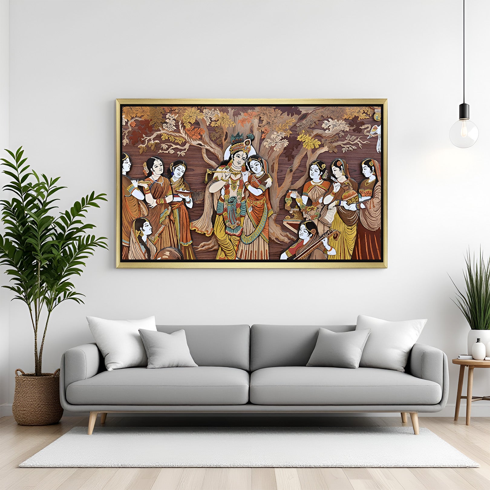 Radha Krishna Vastu Canvas