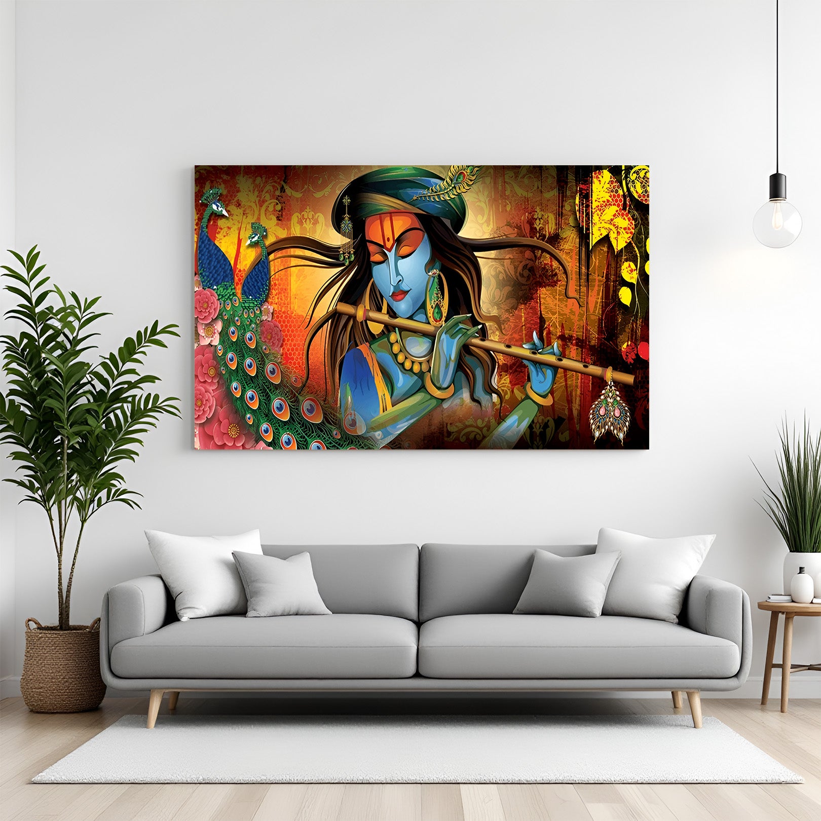 Lord Krishna Wall Art