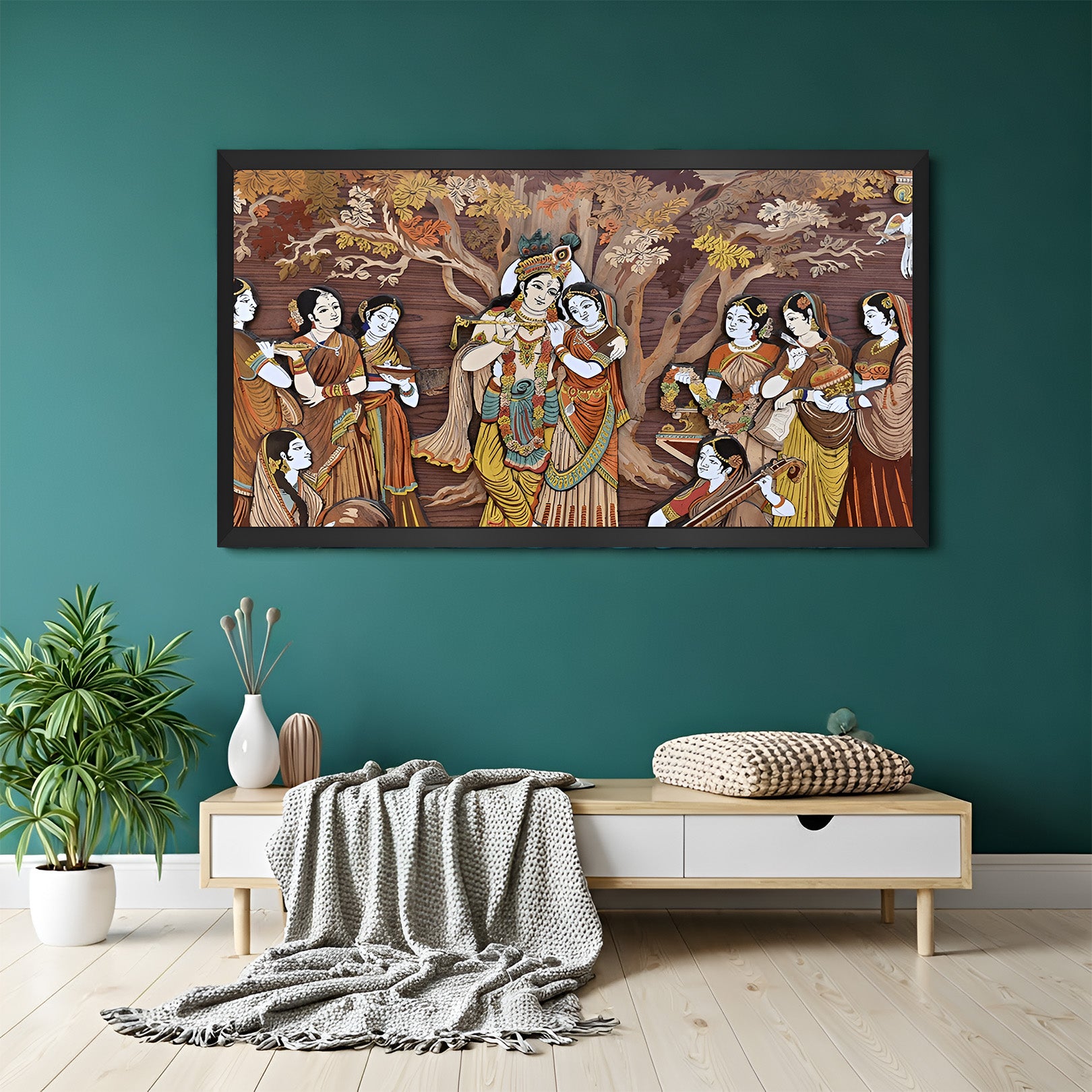 Radha Krishna Vastu Canvas