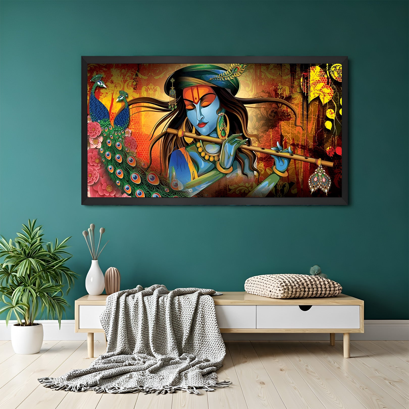 Lord Krishna Wall Art