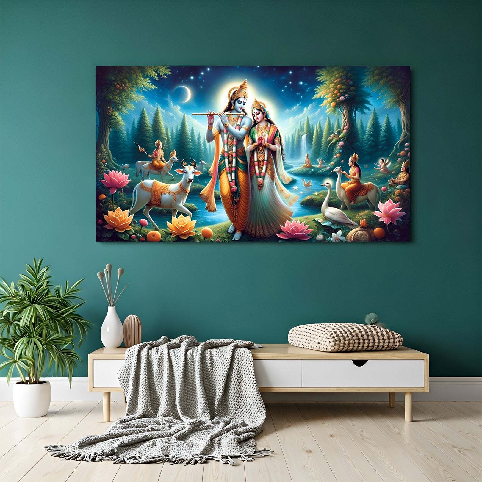 Radha Krishna Vastu Wall Art