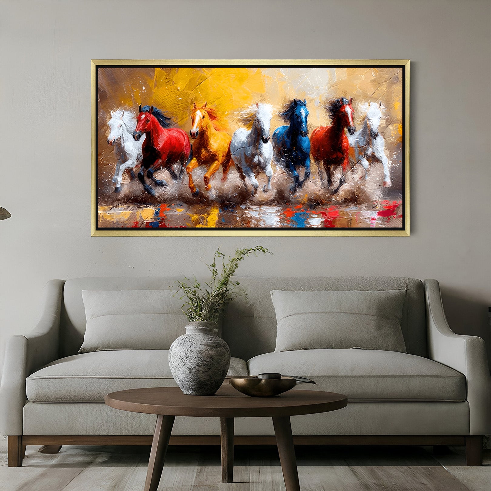 Seven Horses Vastu Wall Art