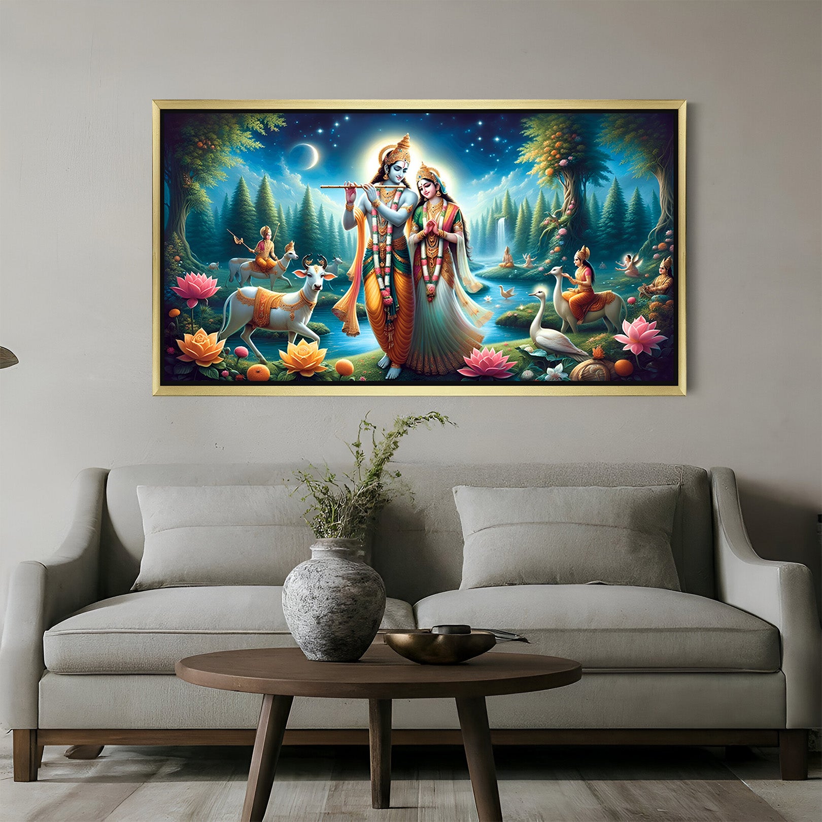 Radha Krishna Vastu Wall Art