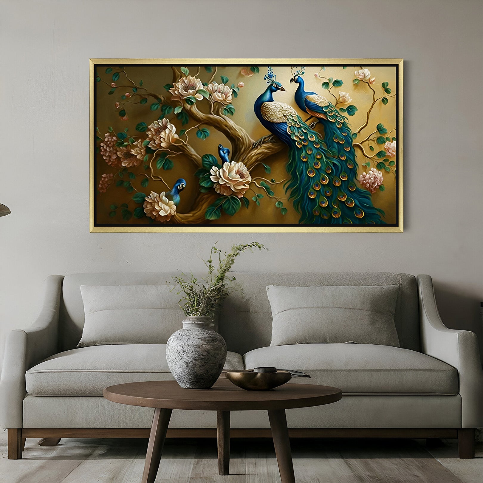 Peacock Vastu Canvas Painting