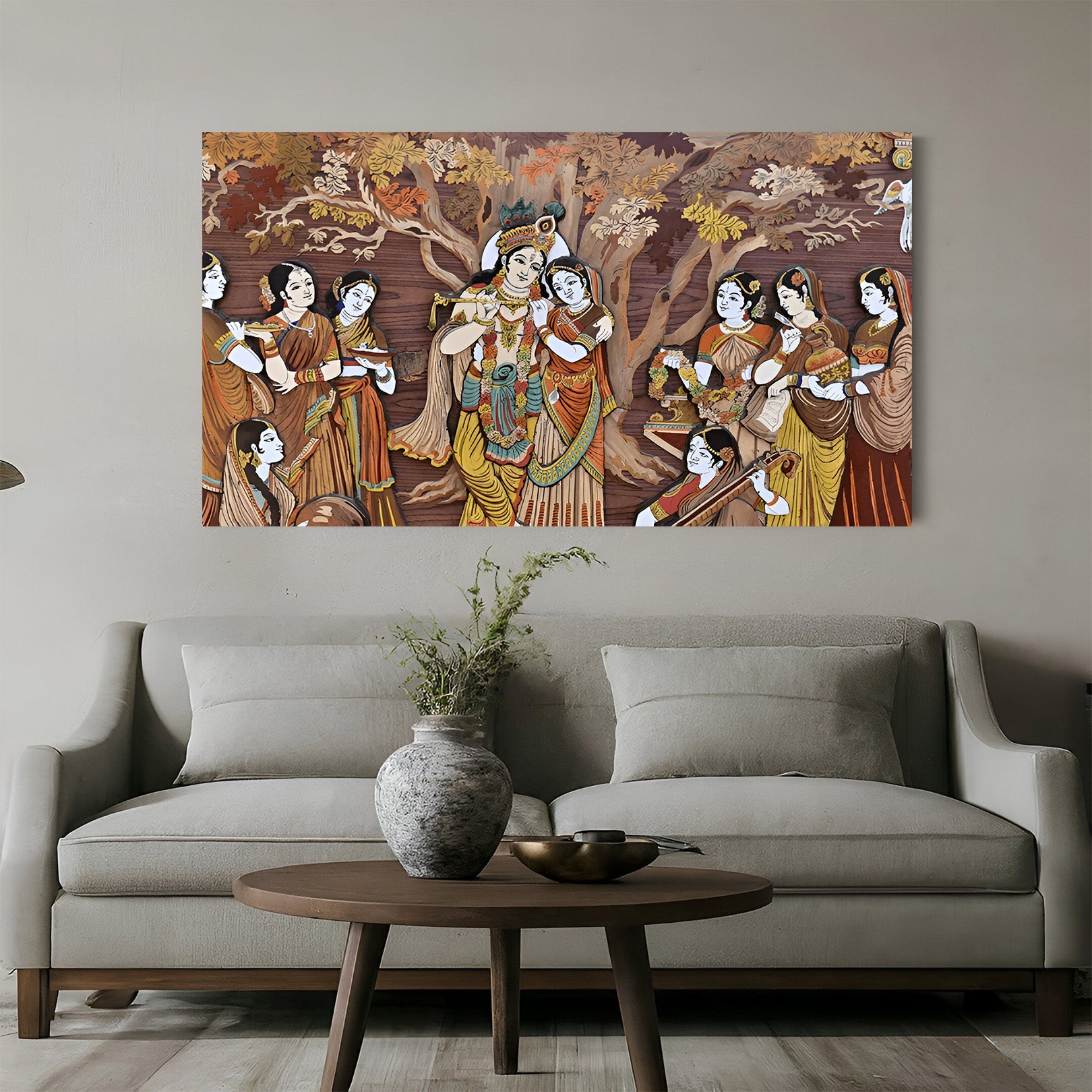 Radha Krishna Vastu Canvas