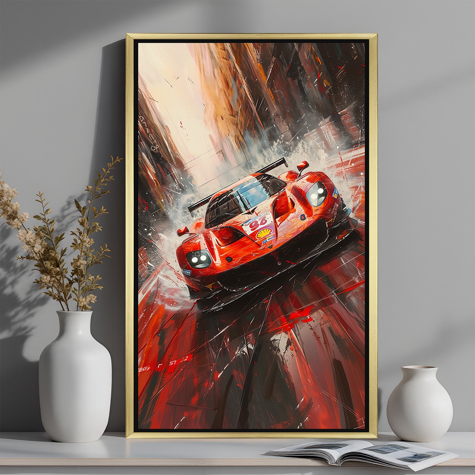 Auto Aesthetics: Sleek Car-Inspired Wall Art to Rev Up Your Décor - (CAR - 105)