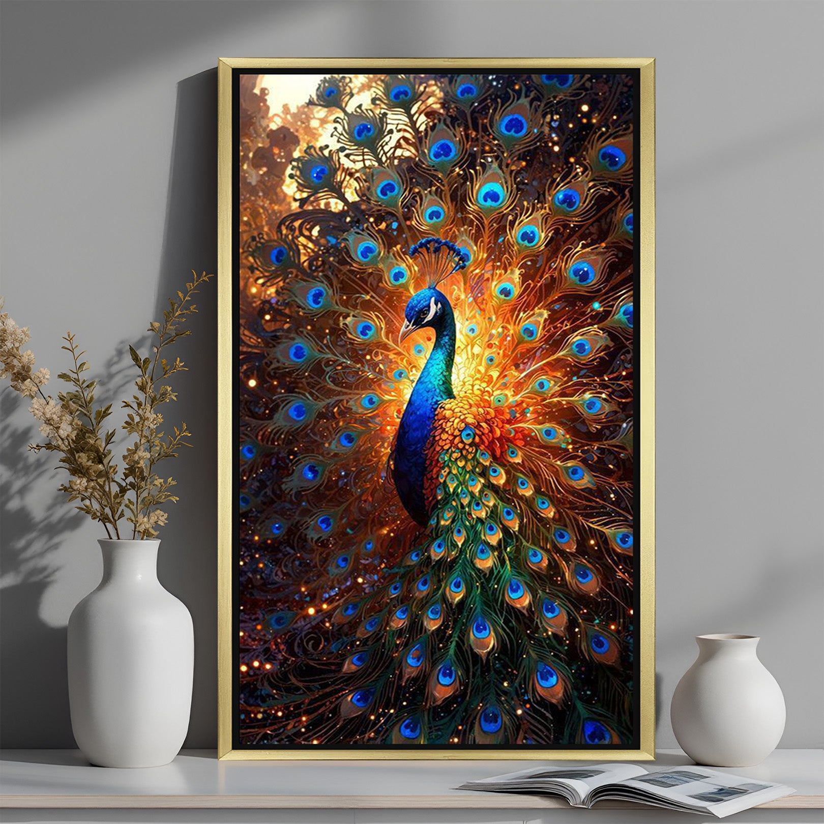 Peacock Vastu Wall Art 