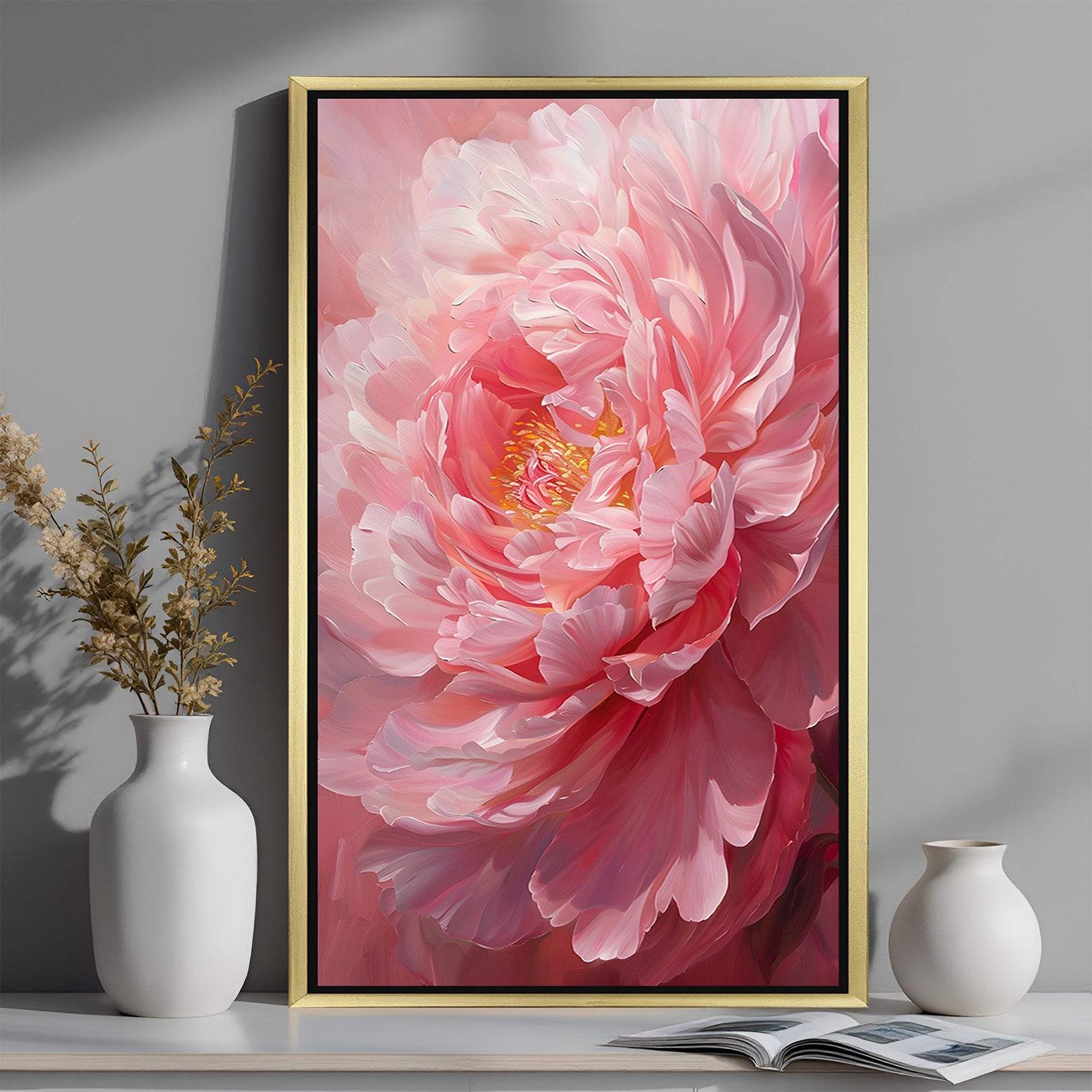 Floral Symphony: Vibrant Wall Art for Nature-Inspired Interiors - (FLO - 114)