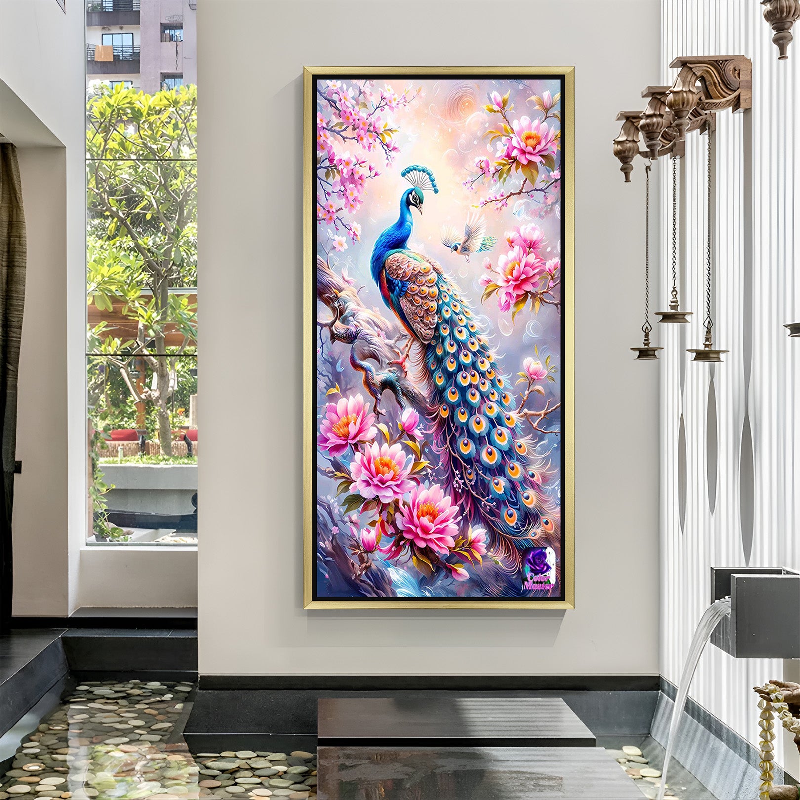 Peacock Vastu Wall Art