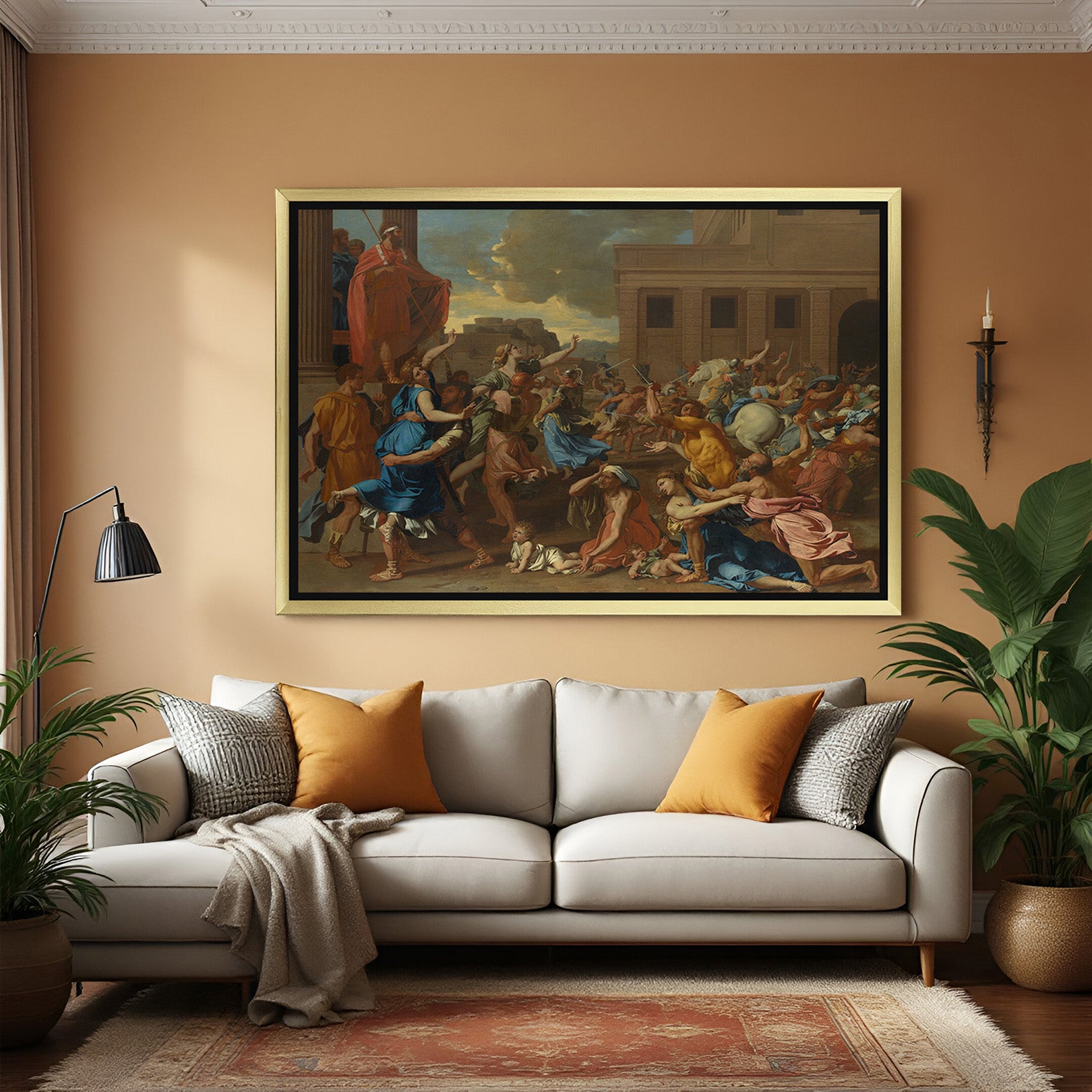 Classic Baroque: Lavish Canvas Art to Elevate Your Walls - (BAR - 115)