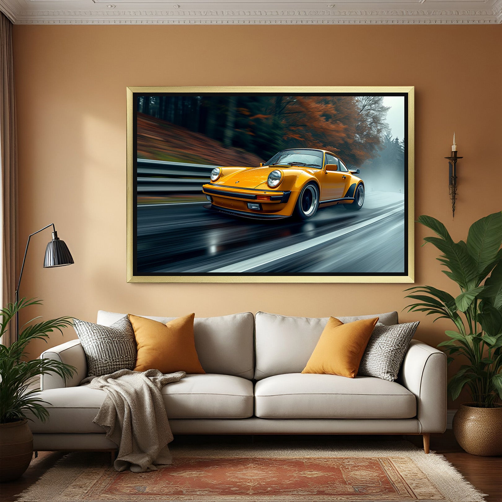 Hand-Painted Car Art: The Essence of Speed (CAR - 126)