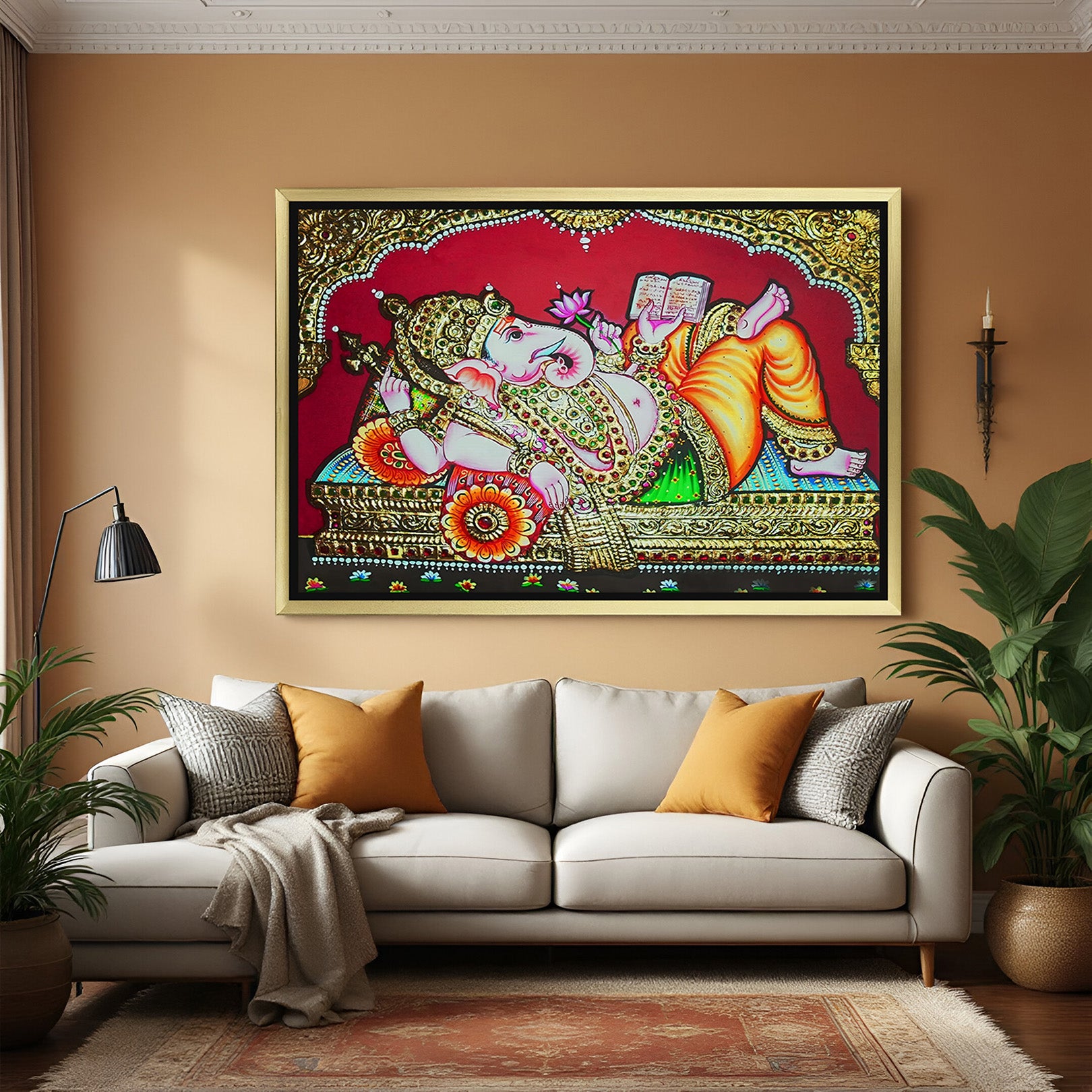 Ethnic Canvas Wall Art: Cultural Heritage Collection (ETH - 111)