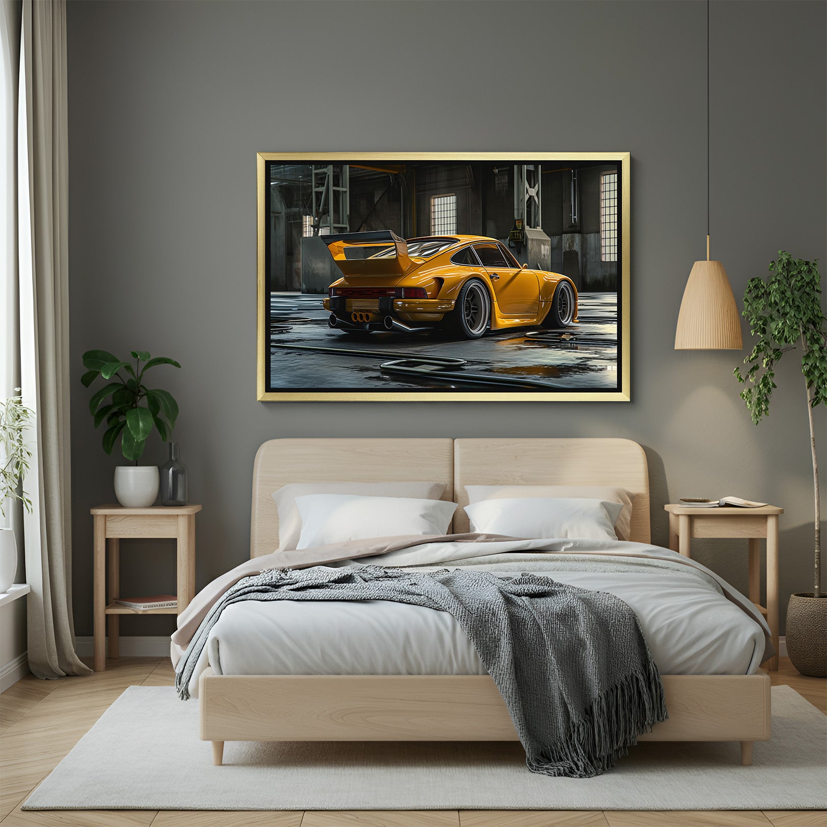 Super Car Posters on Canvas: Retro Automotive Charm (CAR - 127)