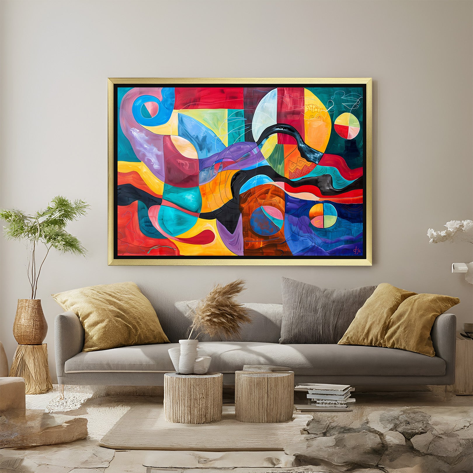 Emotional Landscapes: Abstract Art That Speaks to the Soul - (ABS - 138)