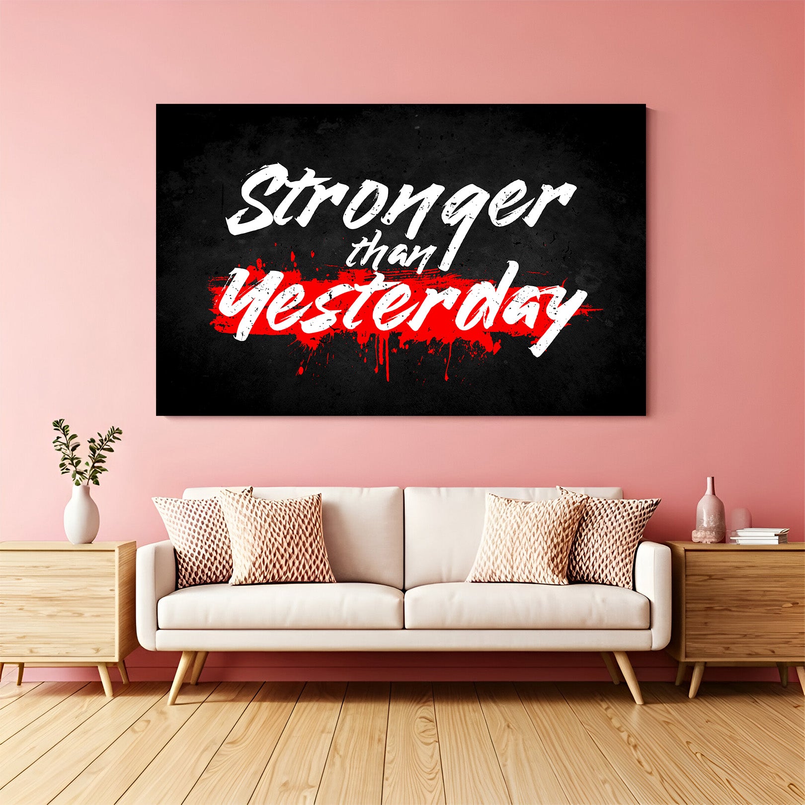 Stay Focused, Stay Driven: Motivational Canvas Art