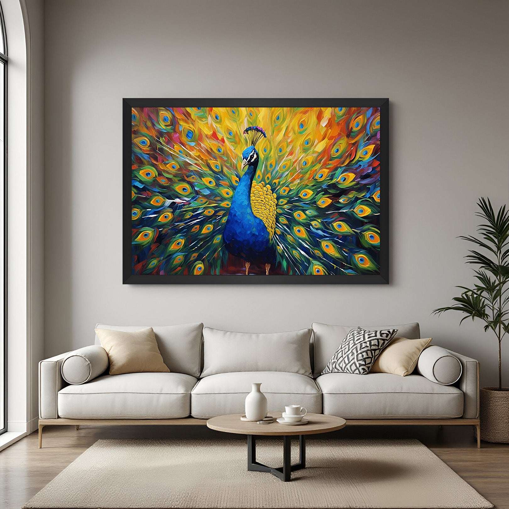 Peacock Vastu Wall Art