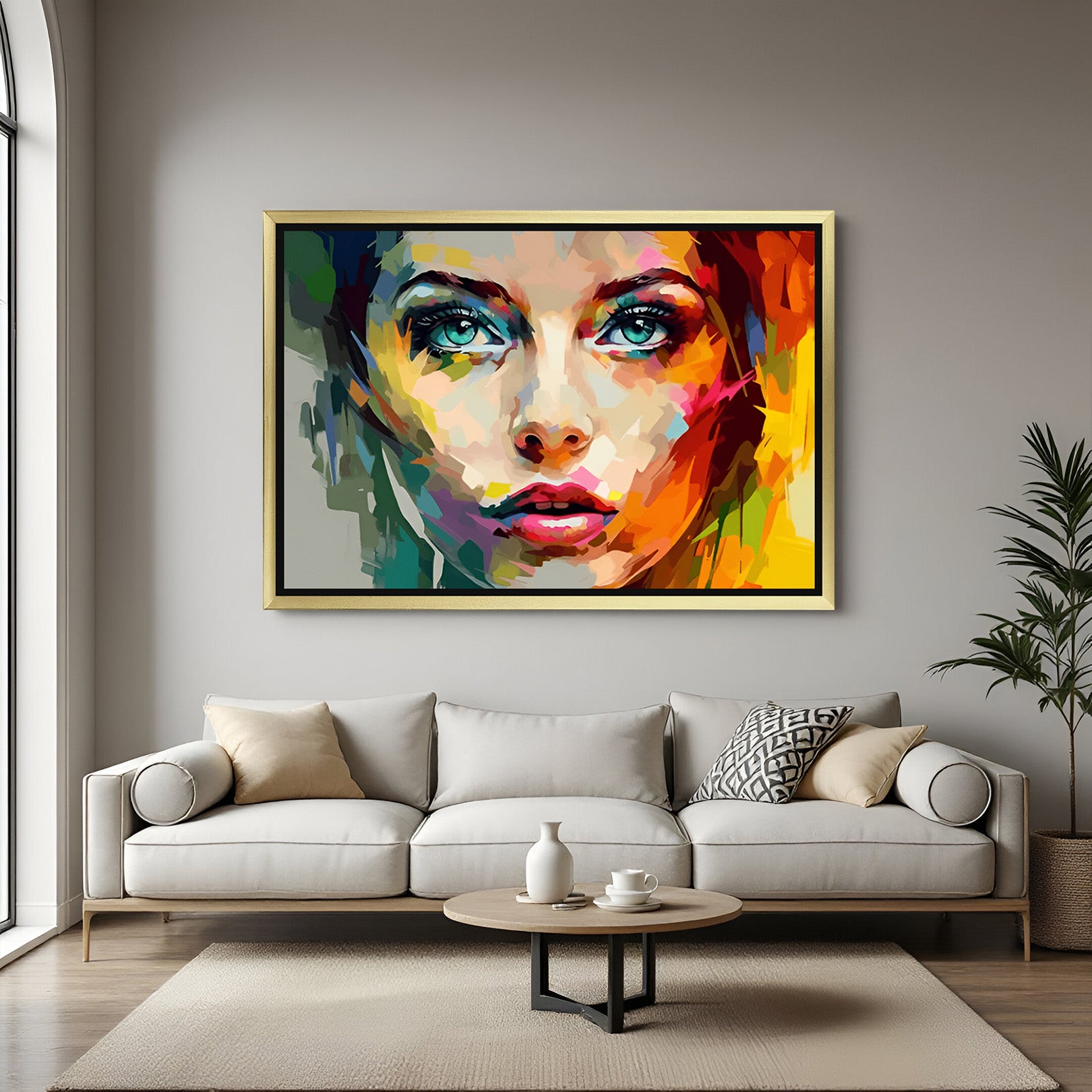 Colorful Chaos: Contemporary Abstract Art to Energize Your Walls - (ABSSH - 167)