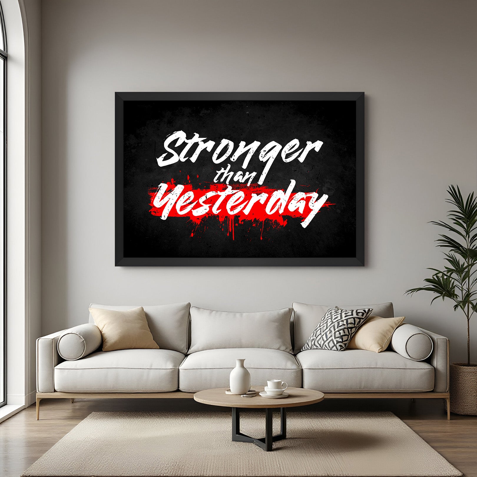 Stay Focused, Stay Driven: Motivational Canvas Art