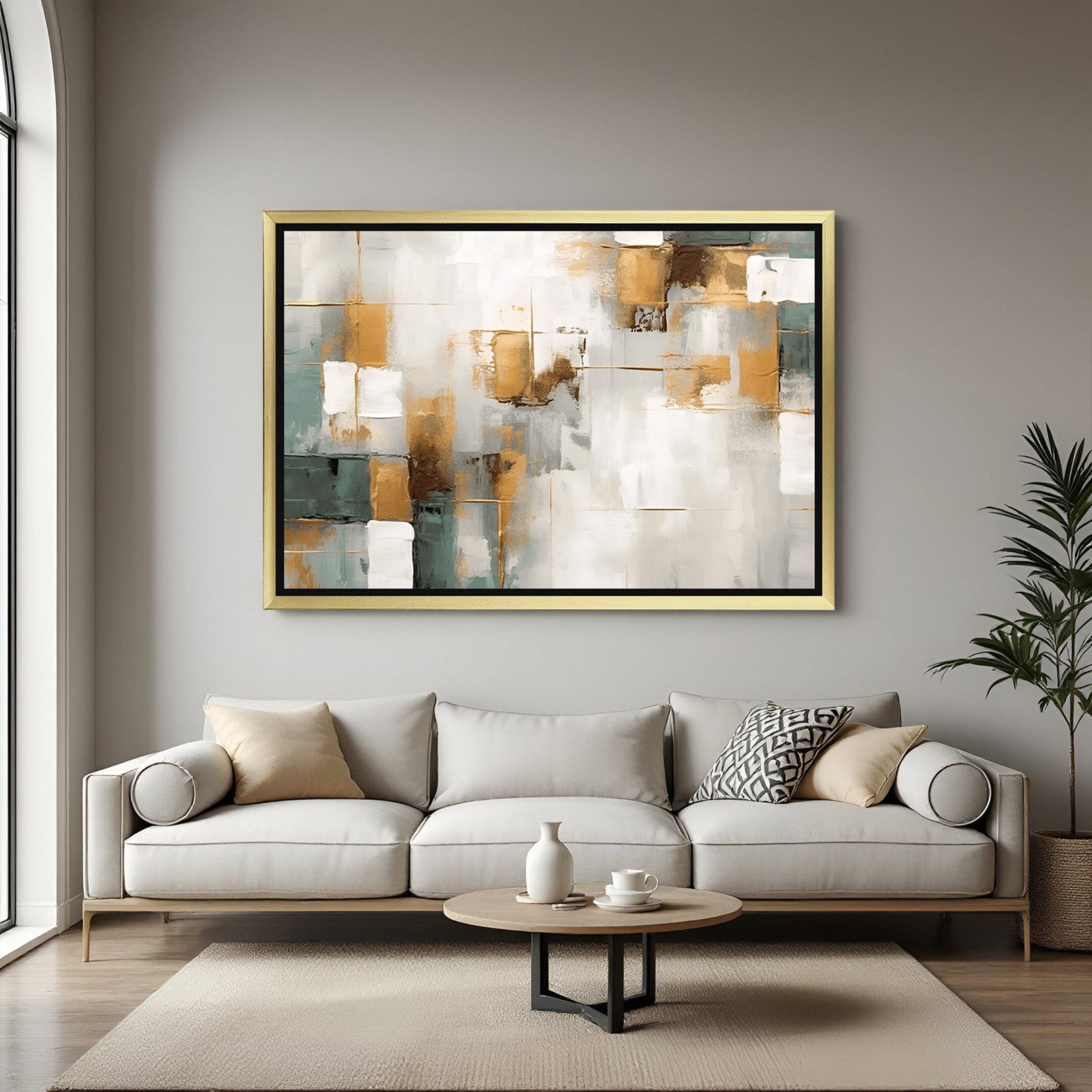 Shape & Form: Stunning Abstract Wall Art for a Creative Touch - (ABSSH - 155)