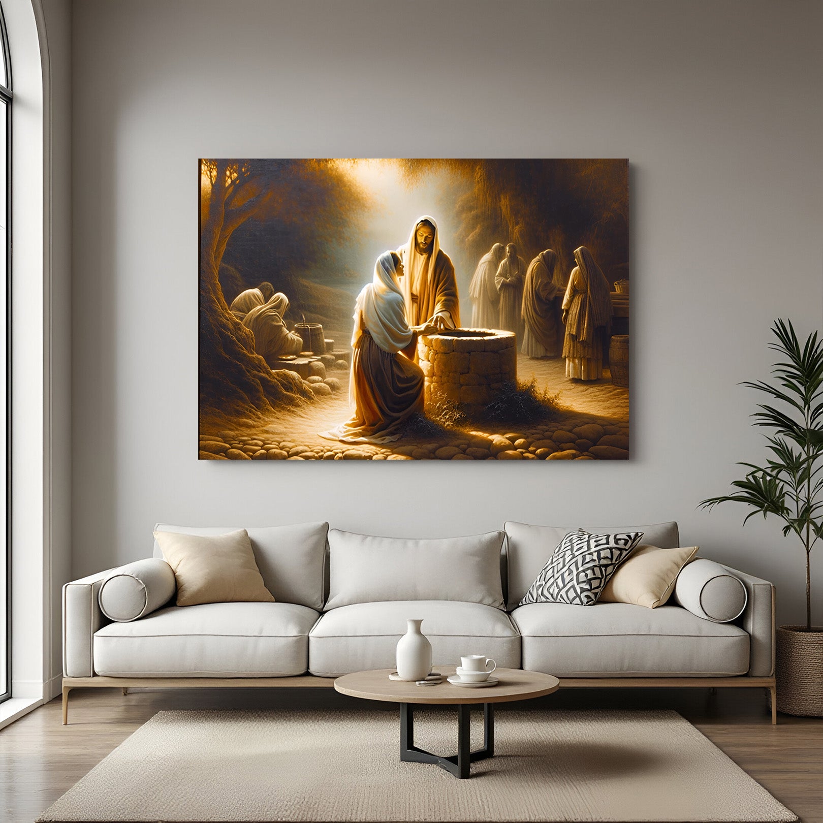 Jesus Vastu Canvas Painting 