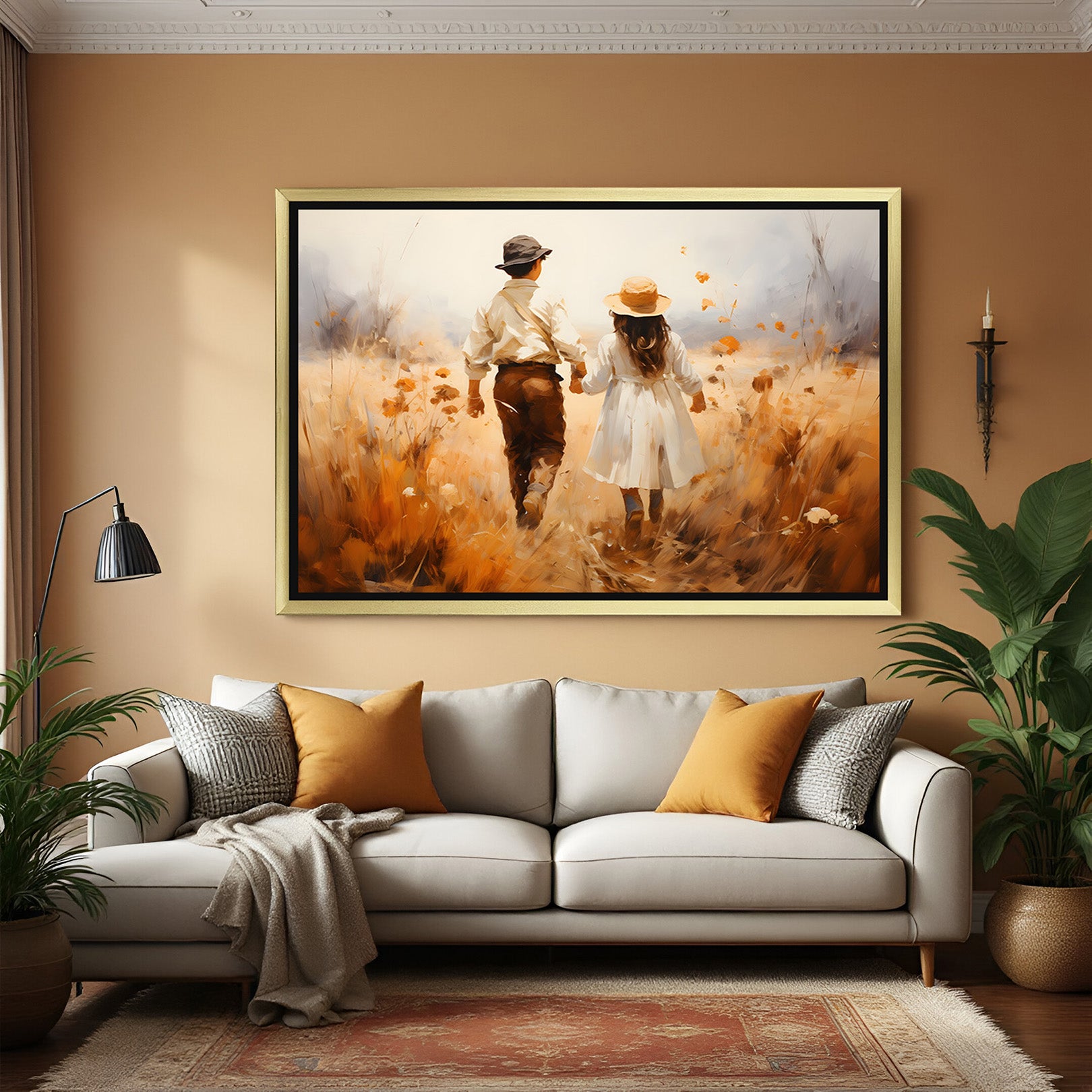 Ethereal Beauty: Golden Age Vista Swallowed to Transform Your Walls - (GOL - 107)