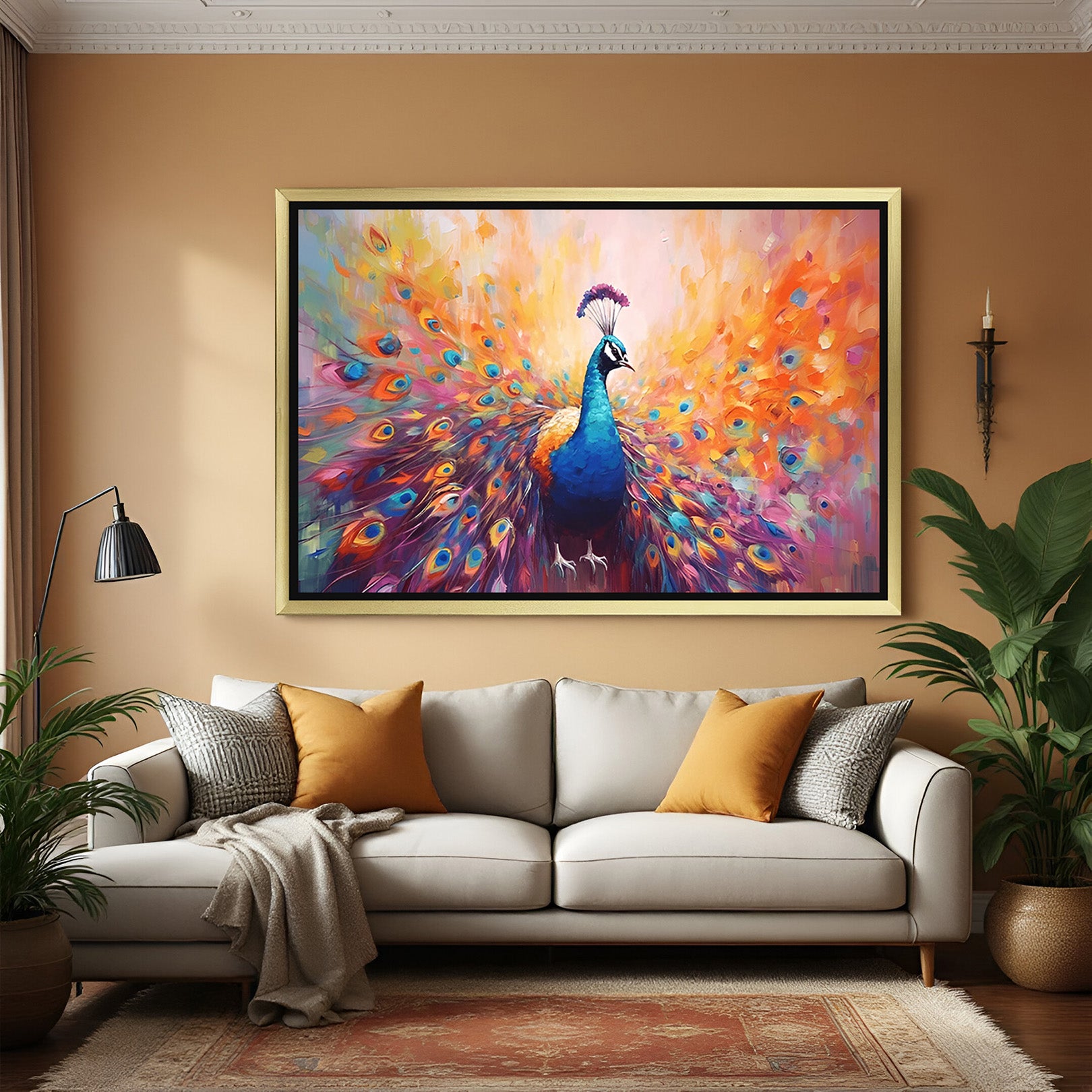 Peacock Vastu Canvas Painting