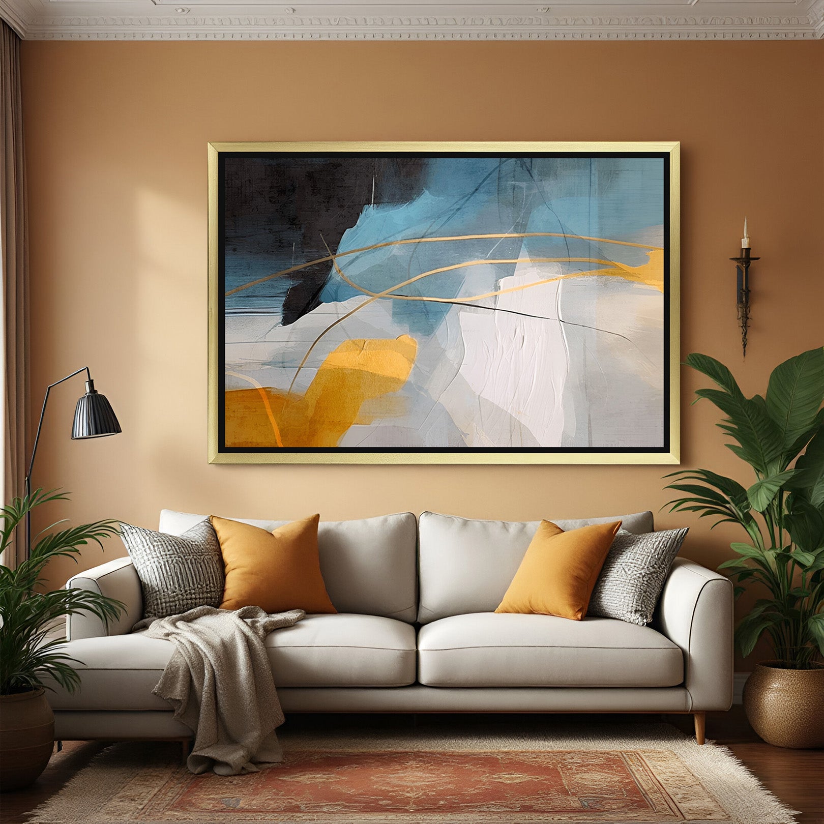 Emotional Landscapes: Abstract Art That Speaks to the Soul - (ABSSH - 159)