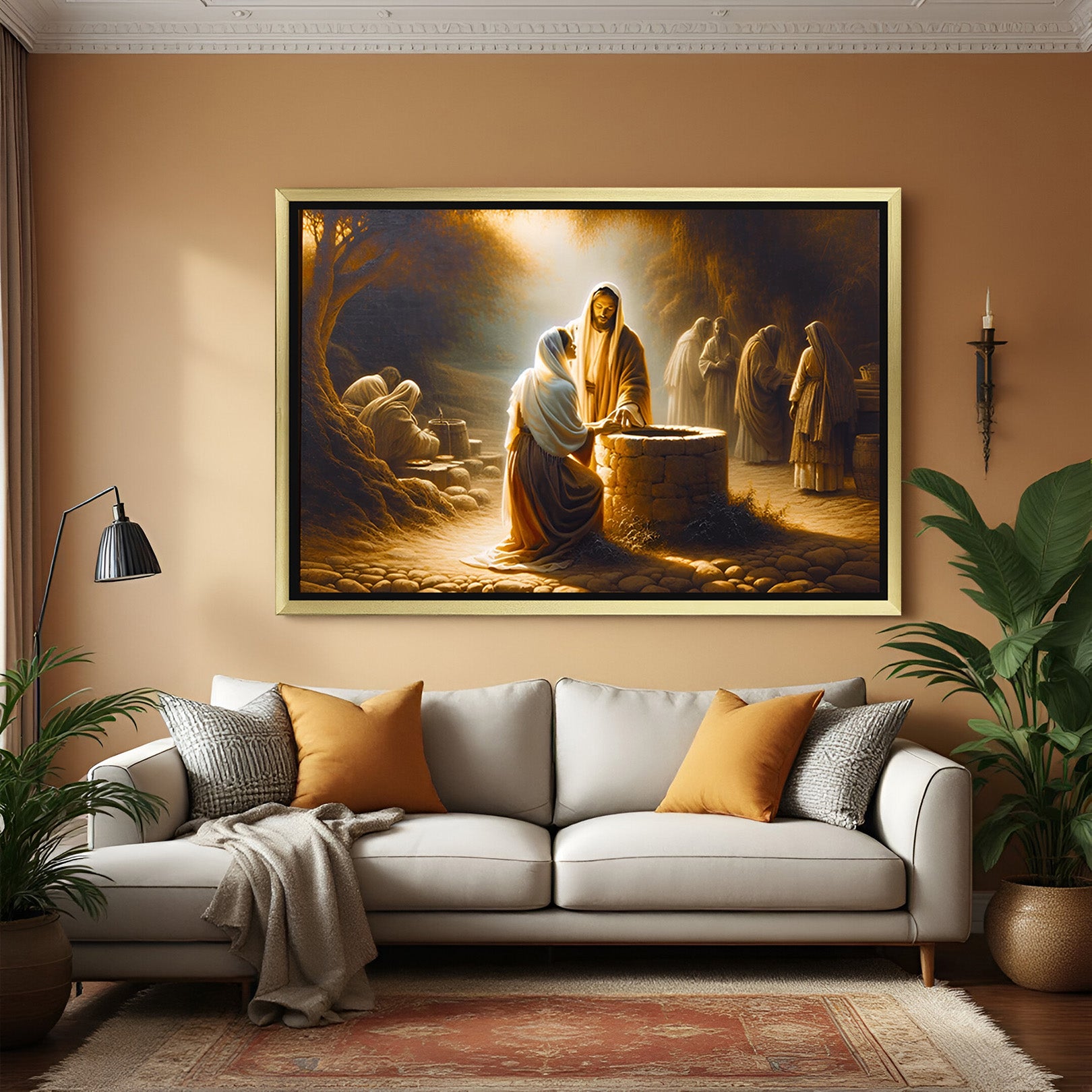 Jesus Vastu Canvas Painting 