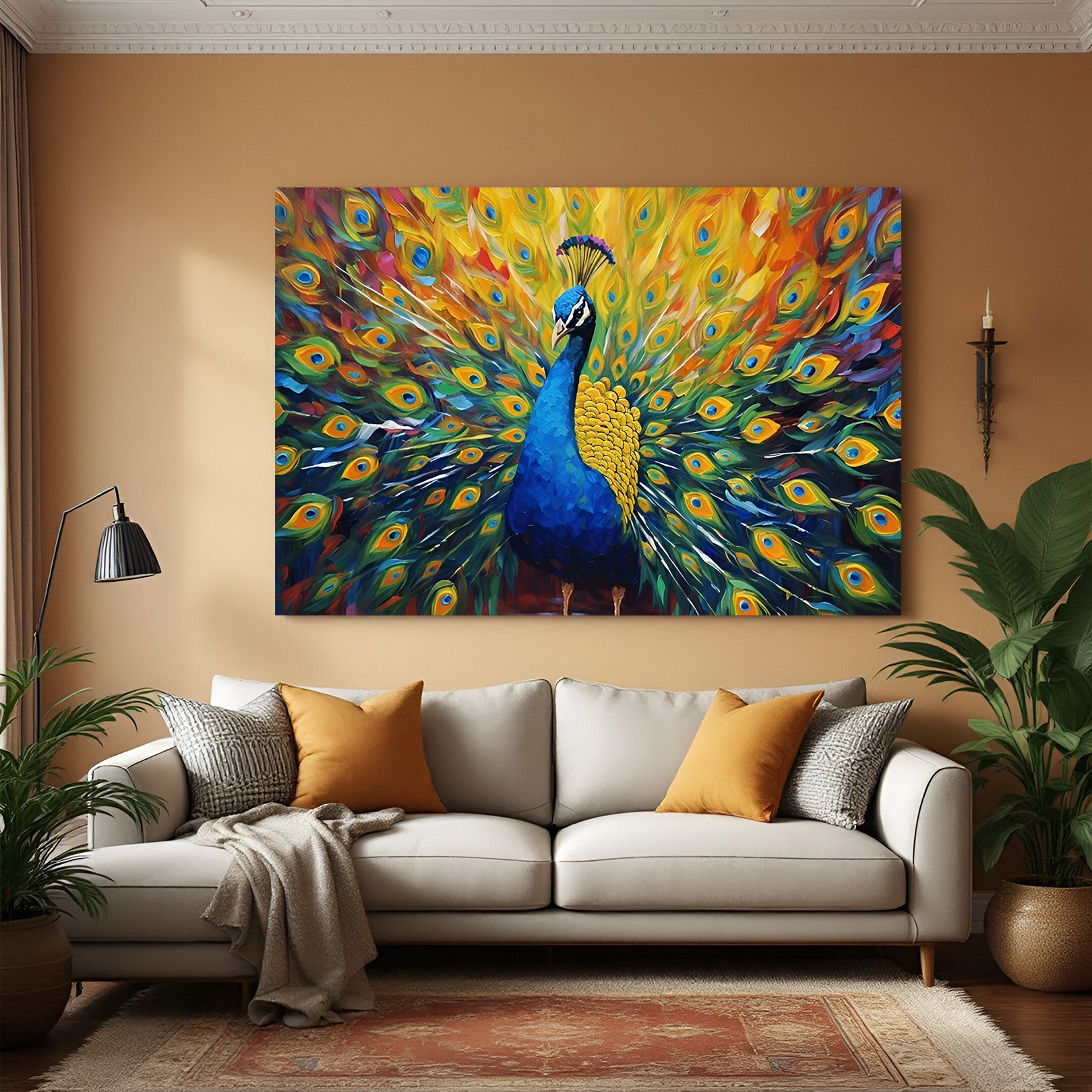 Peacock Vastu Wall Art