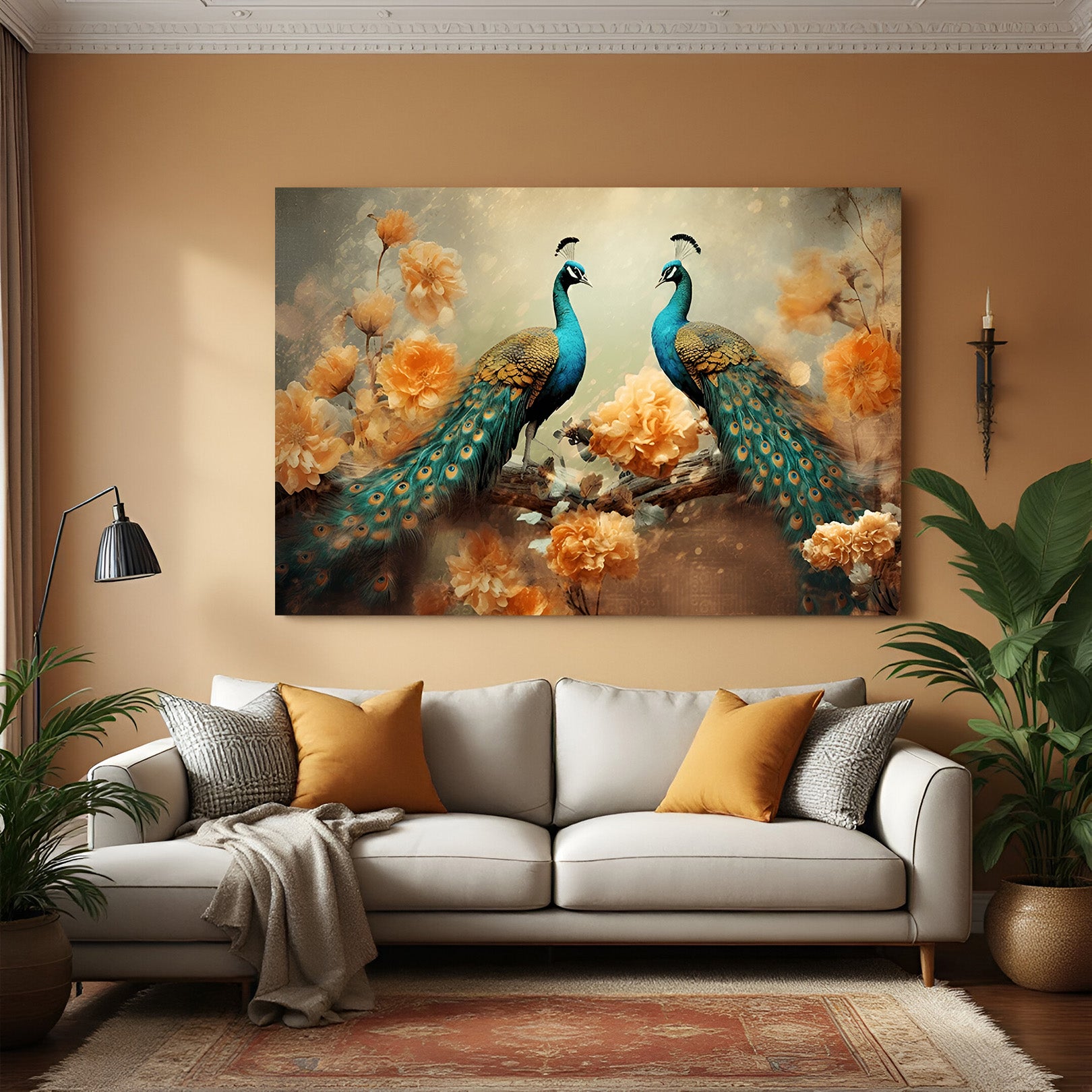 Peacock Vastu Wall Art