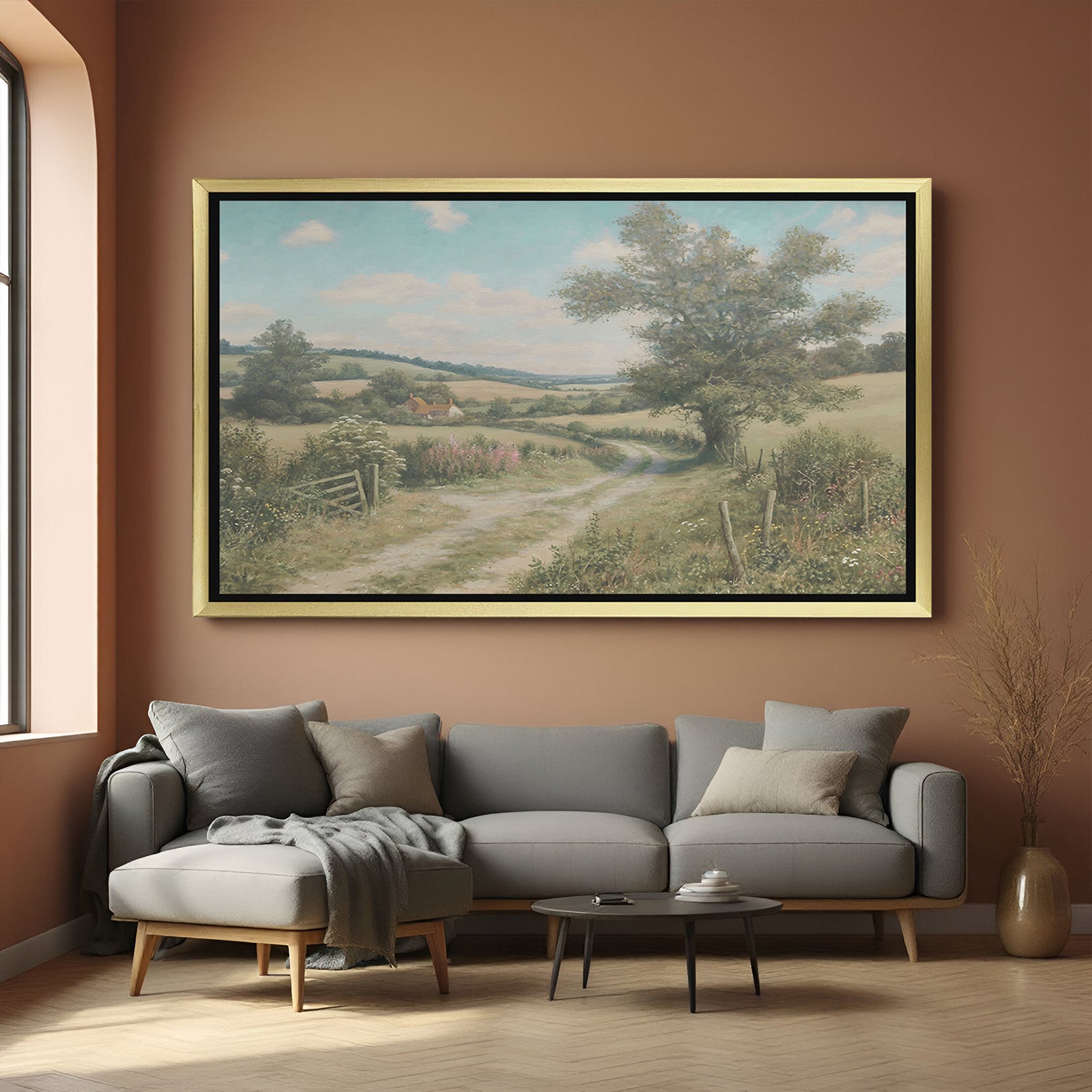 Ethereal Beauty: Golden Age Vista Swallowed to Transform Your Walls - (GOL - 117)