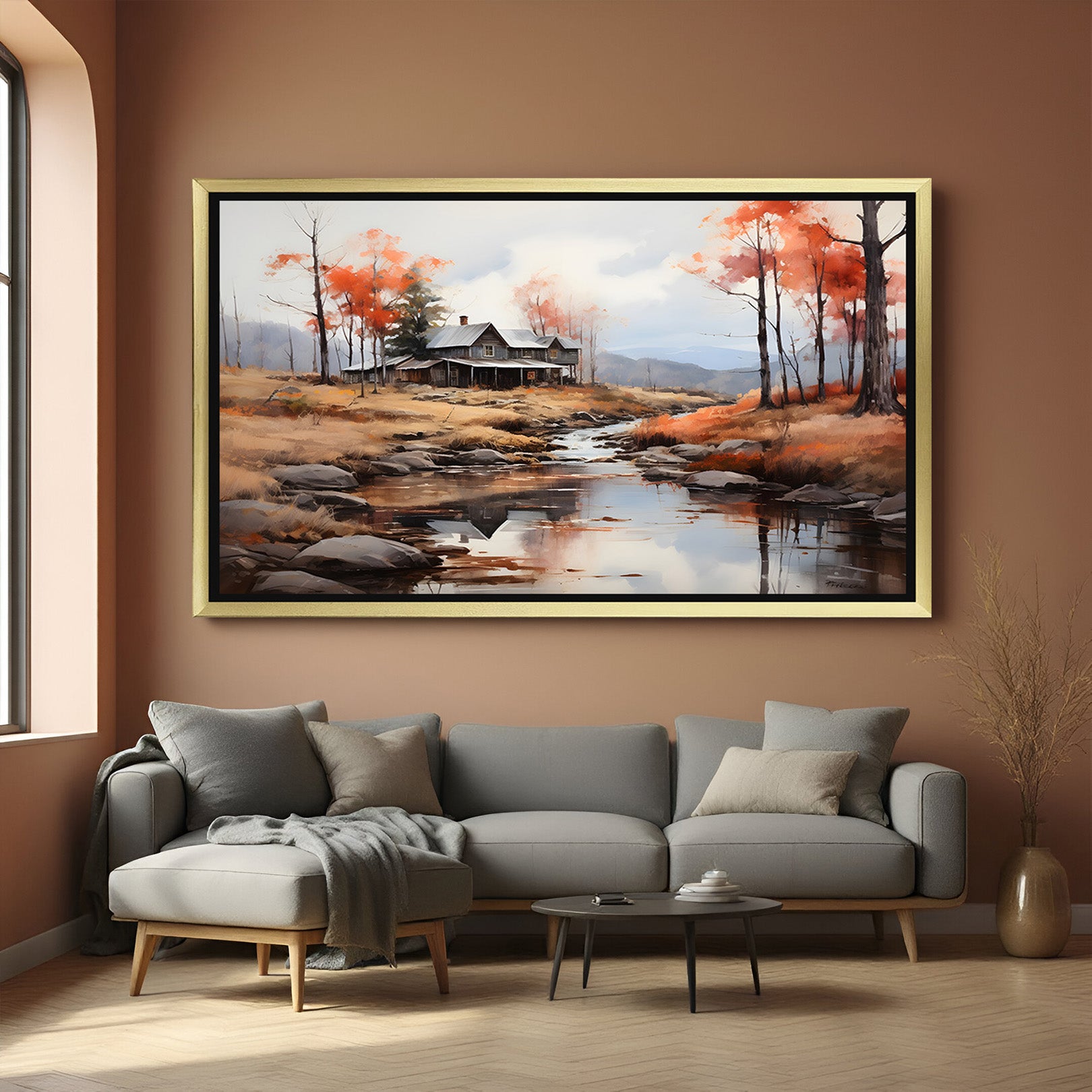 Ethereal Beauty: Golden Age Vista Swallowed to Transform Your Walls - (GOL - 127)