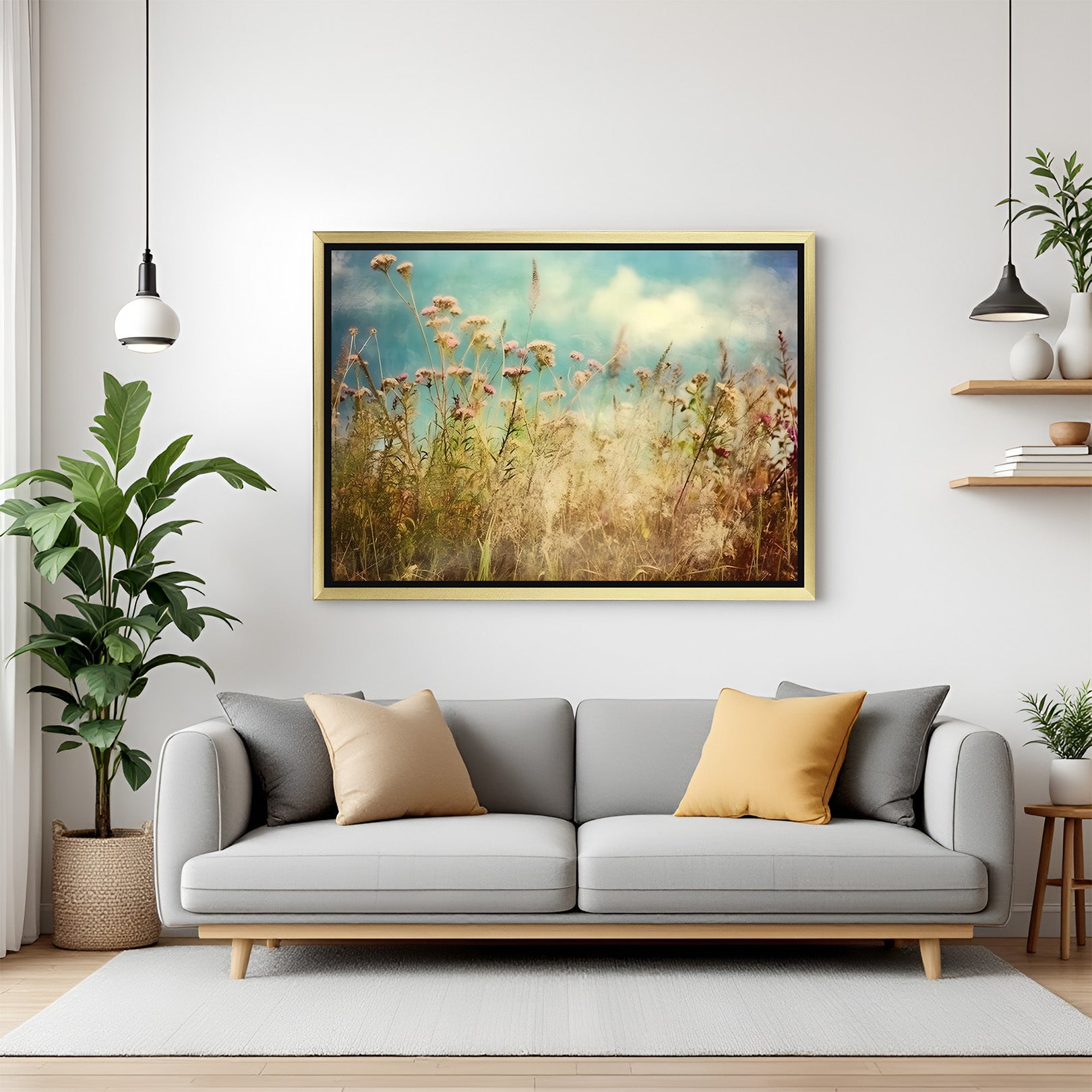 Nature’s Canvas: Elegant Floral Wall Art for Modern Homes - (FLO - 109)