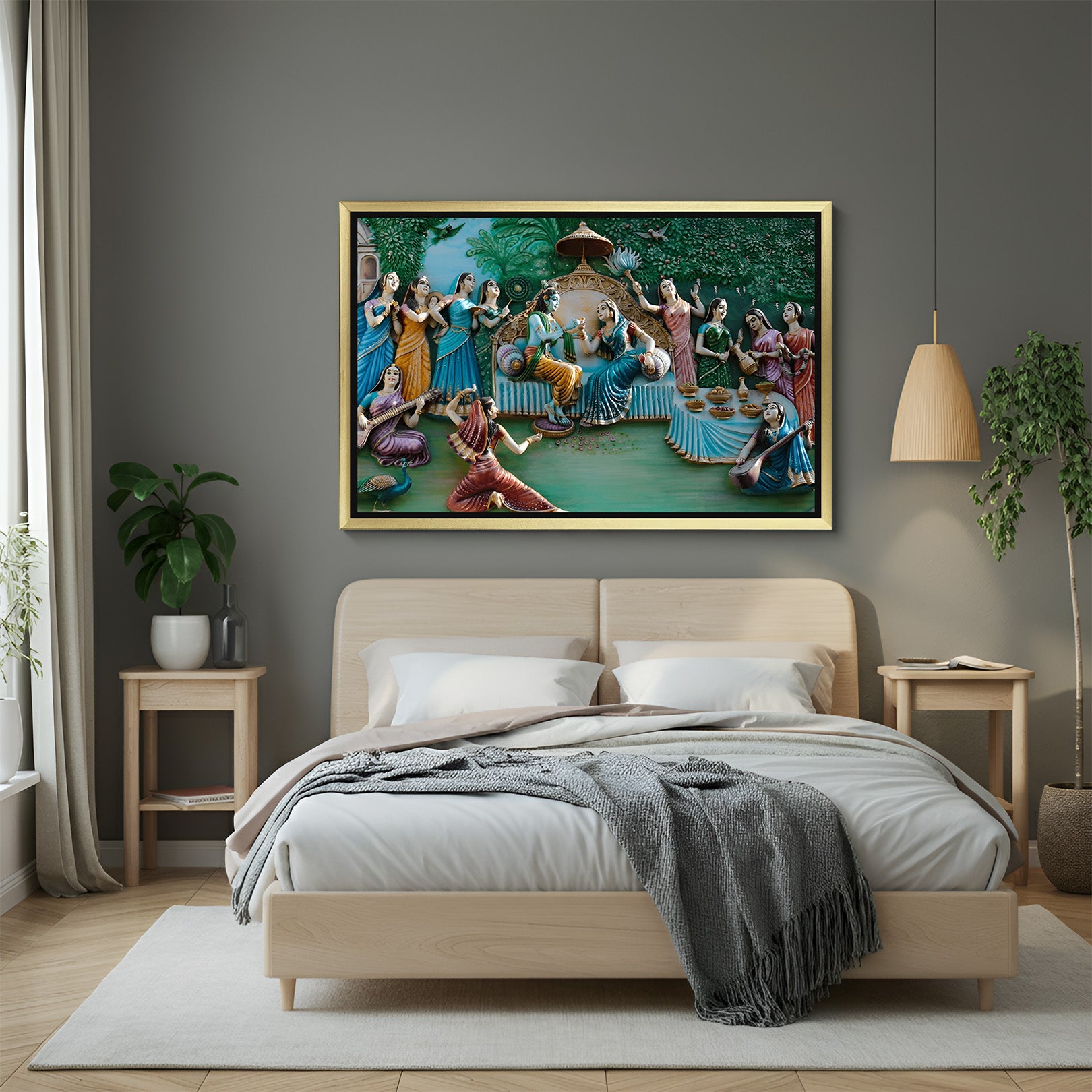 Radha Krishna Vastu Canvas Painting