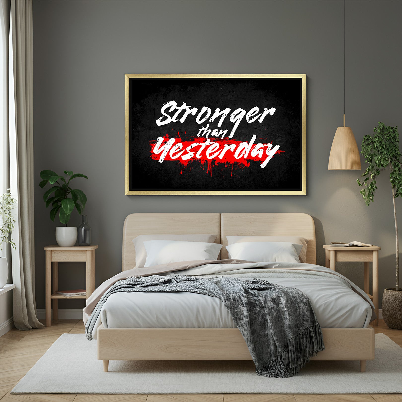 Stay Focused, Stay Driven: Motivational Canvas Art