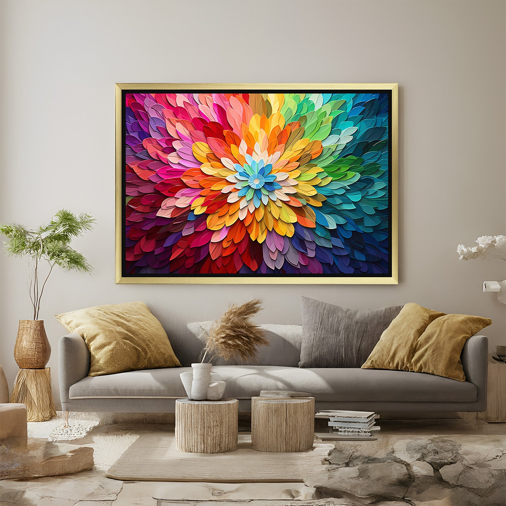 Abstract Innovation: Stylish Digital Wall Art for Trendy Interiors - (Dig – 103)