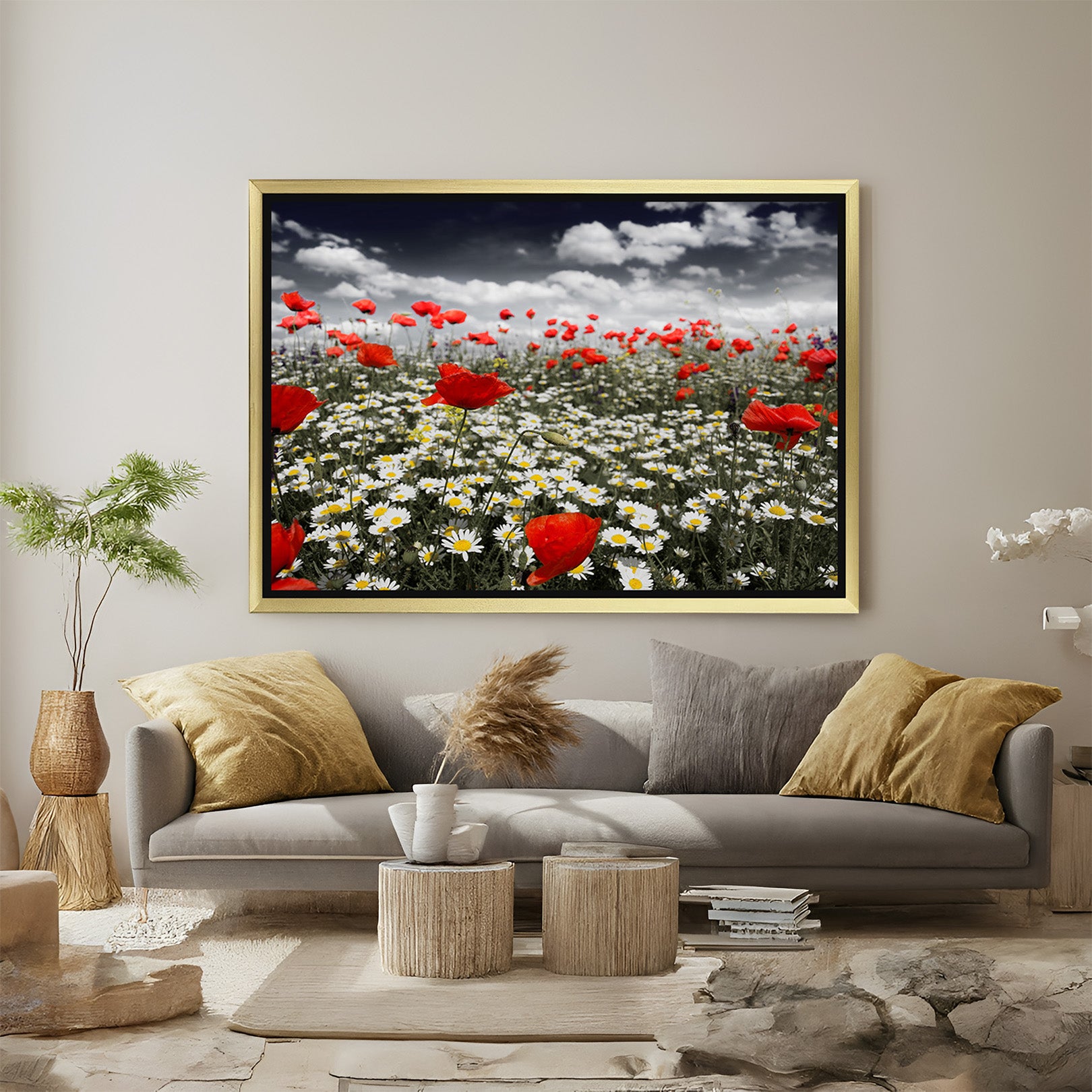 Nature’s Canvas: Elegant Floral Wall Art for Modern Homes - (FLO - 104)