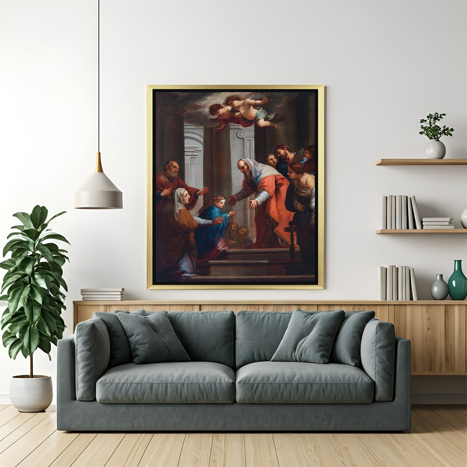 Timeless Opulence: Luxurious Baroque Wall Art for Elegant Interiors - (BAR - 126)