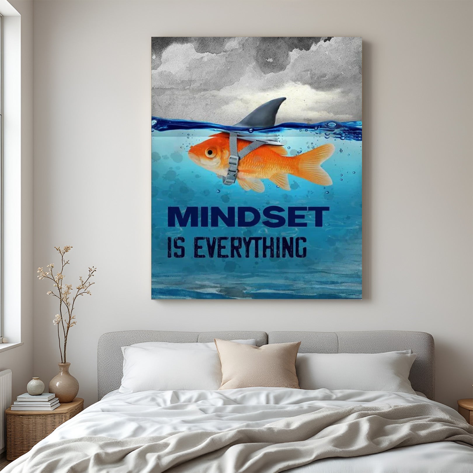 Mindset Motivational Canvas Painting