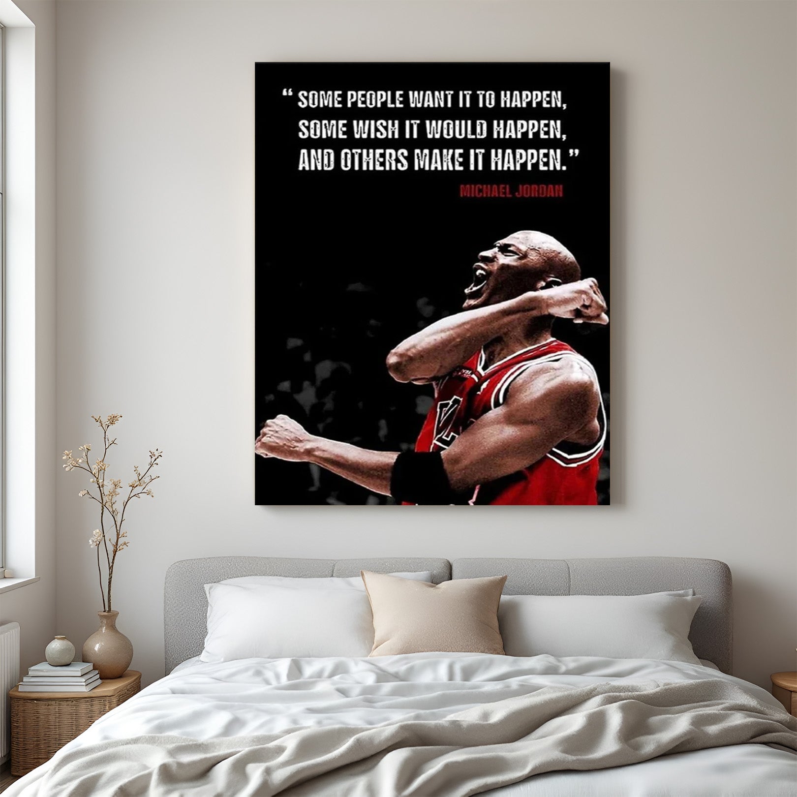 Michael Jordan Motivational Canvas Painting