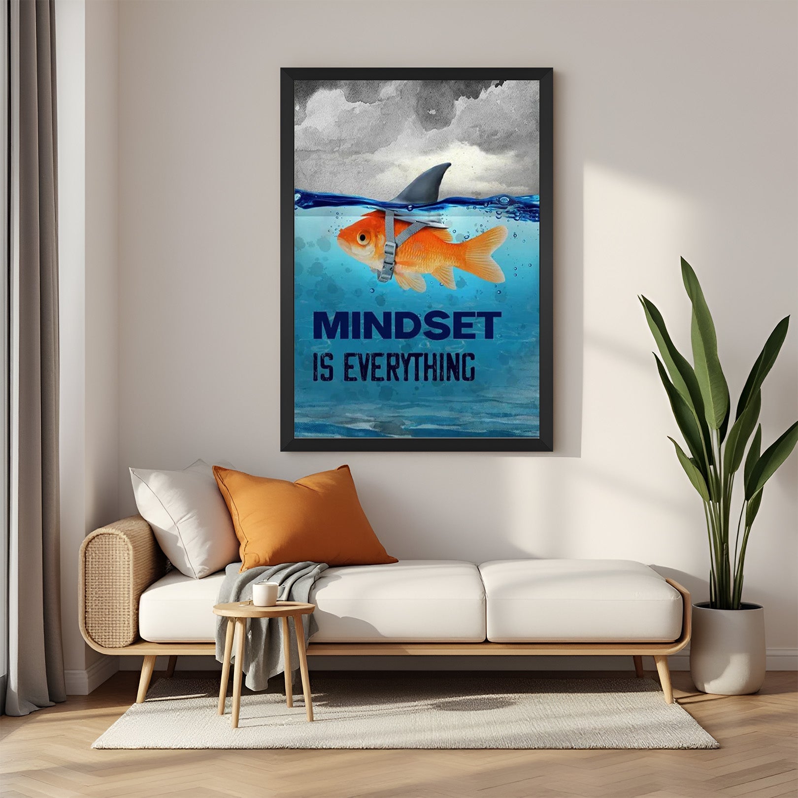 Mindset Motivational Canvas Painting