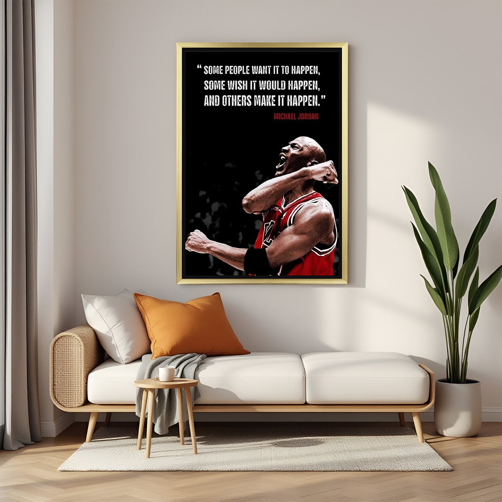 Michael Jordan Motivational Canvas Painting