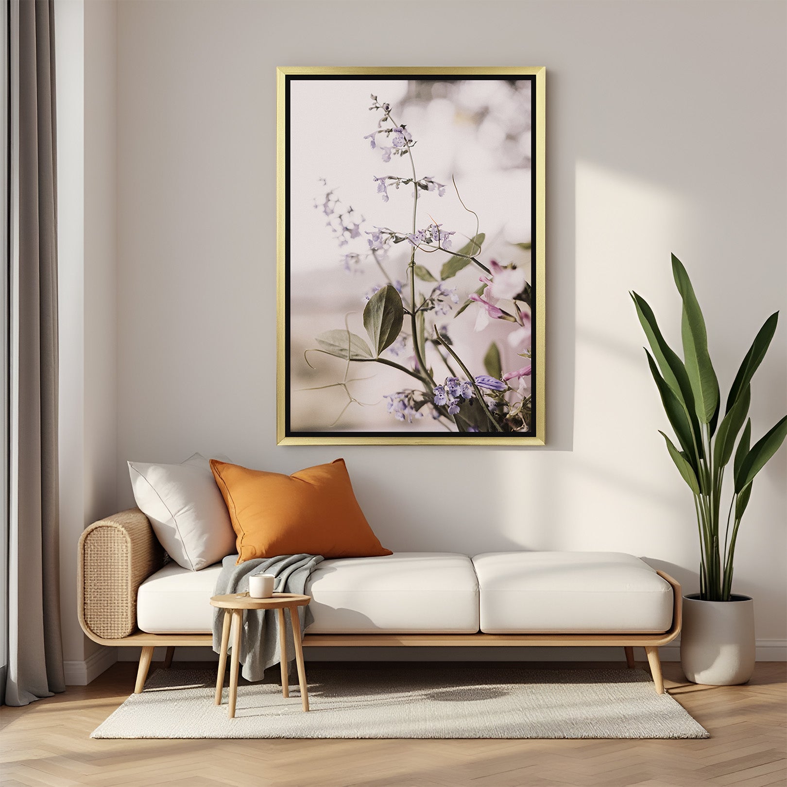 Floral Symphony: Vibrant Wall Art for Nature-Inspired Interiors - (FLO - 121)