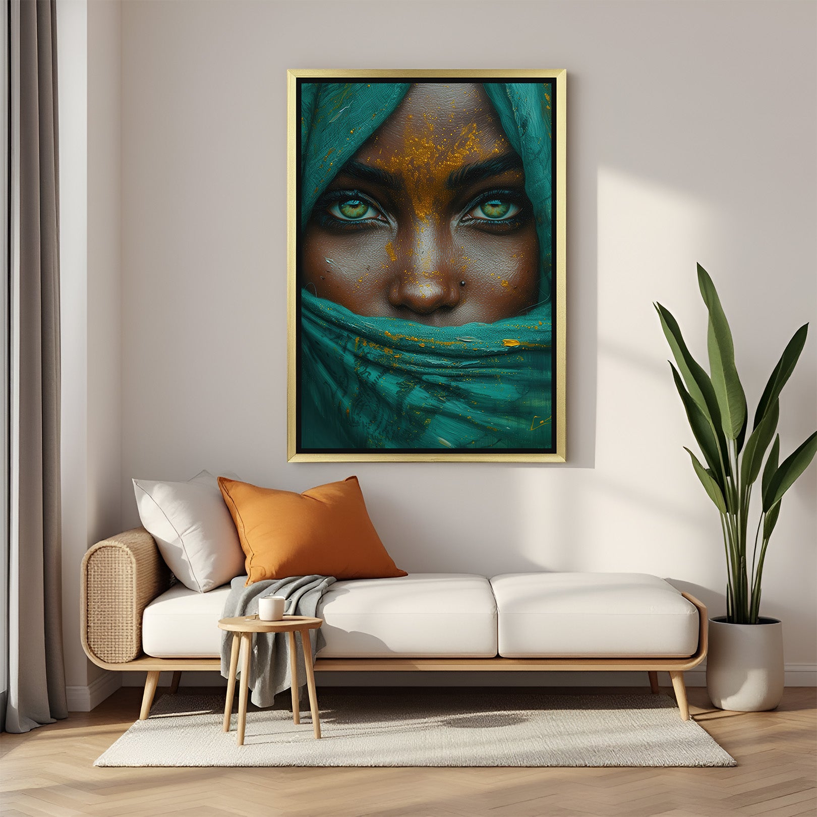 Tribal Elegance: Authentic African Wall Art for a Bold Statement - (AFR - 101)