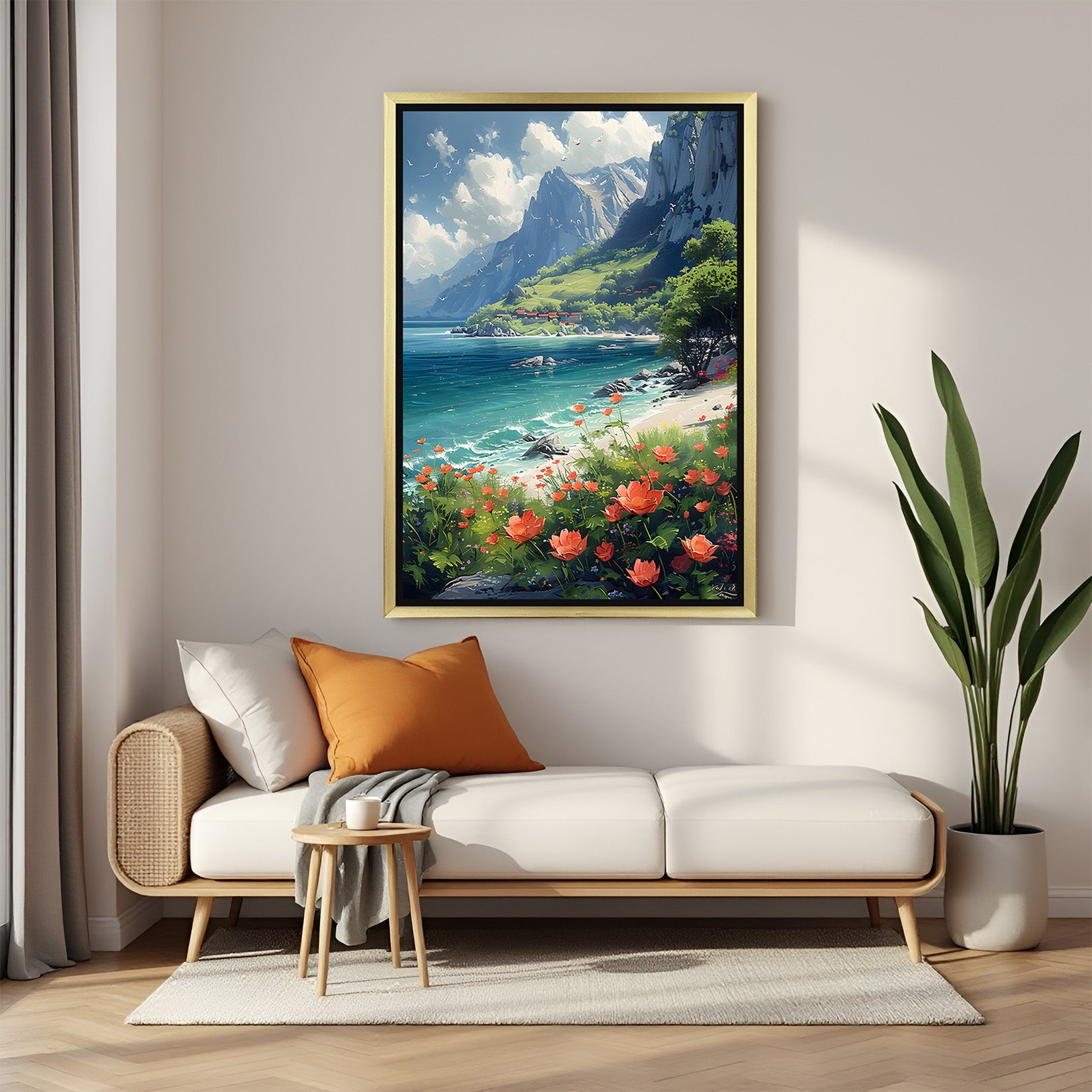 Escape to Paradise: Scenic Wall Art for Calming Interiors - (SCE - 117)