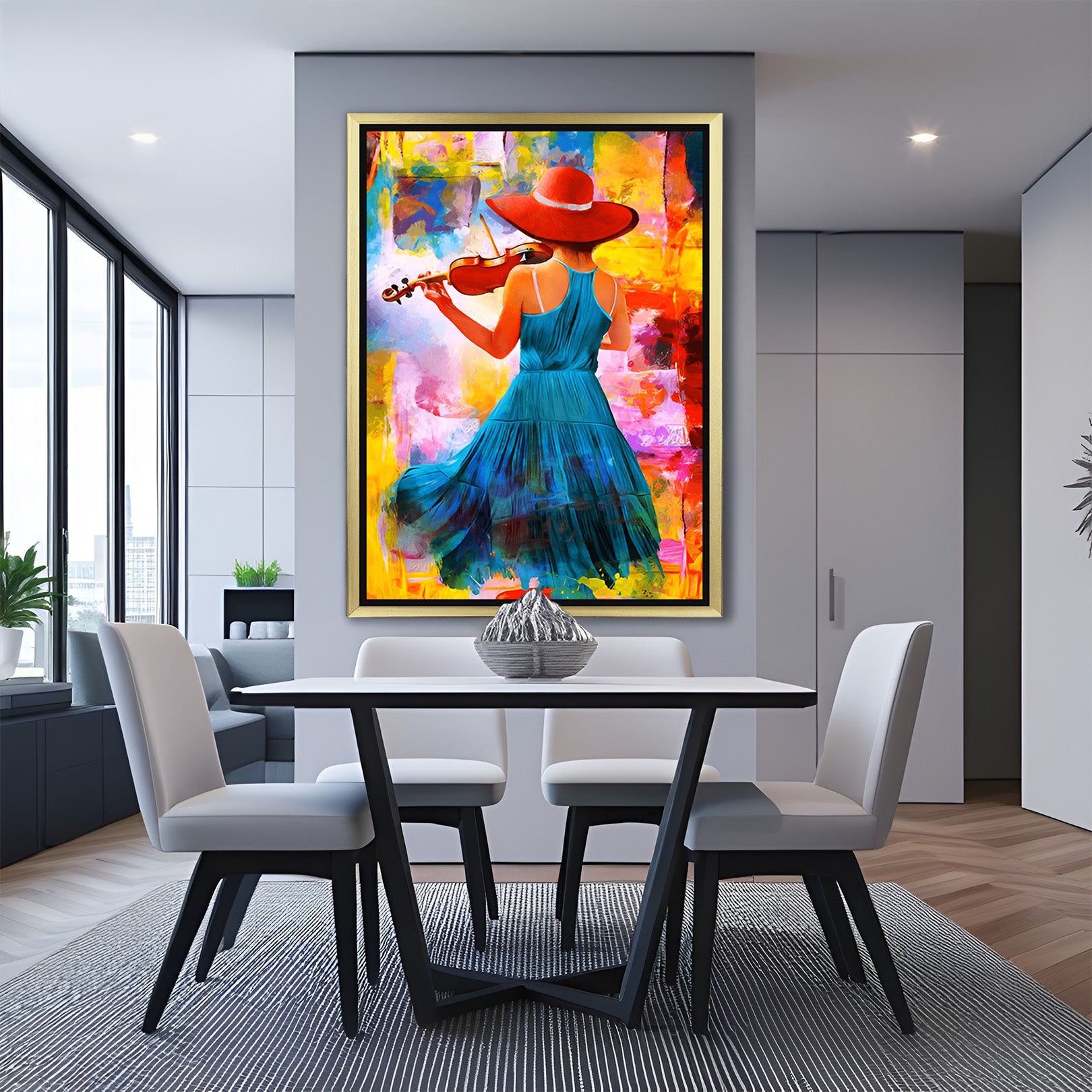 Fluid Visions: Unique Abstract Wall Art for Artistic Interiors - (ABSSH - 173)